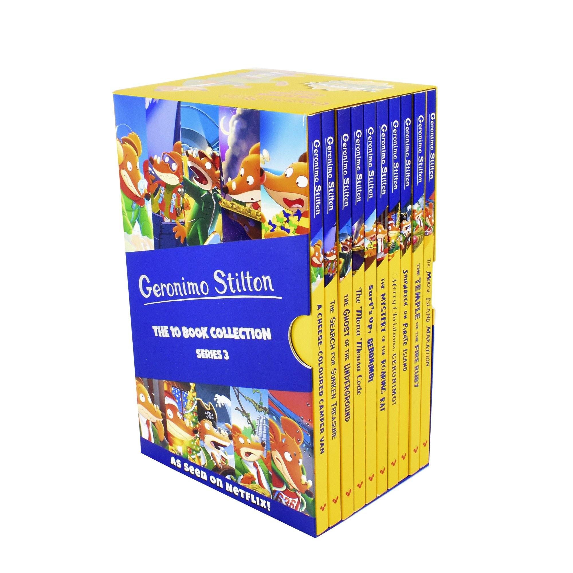 Geronimo Stilton The 10 Book Collection (Series 3) Box Set - Ages 5-7 - Paperback