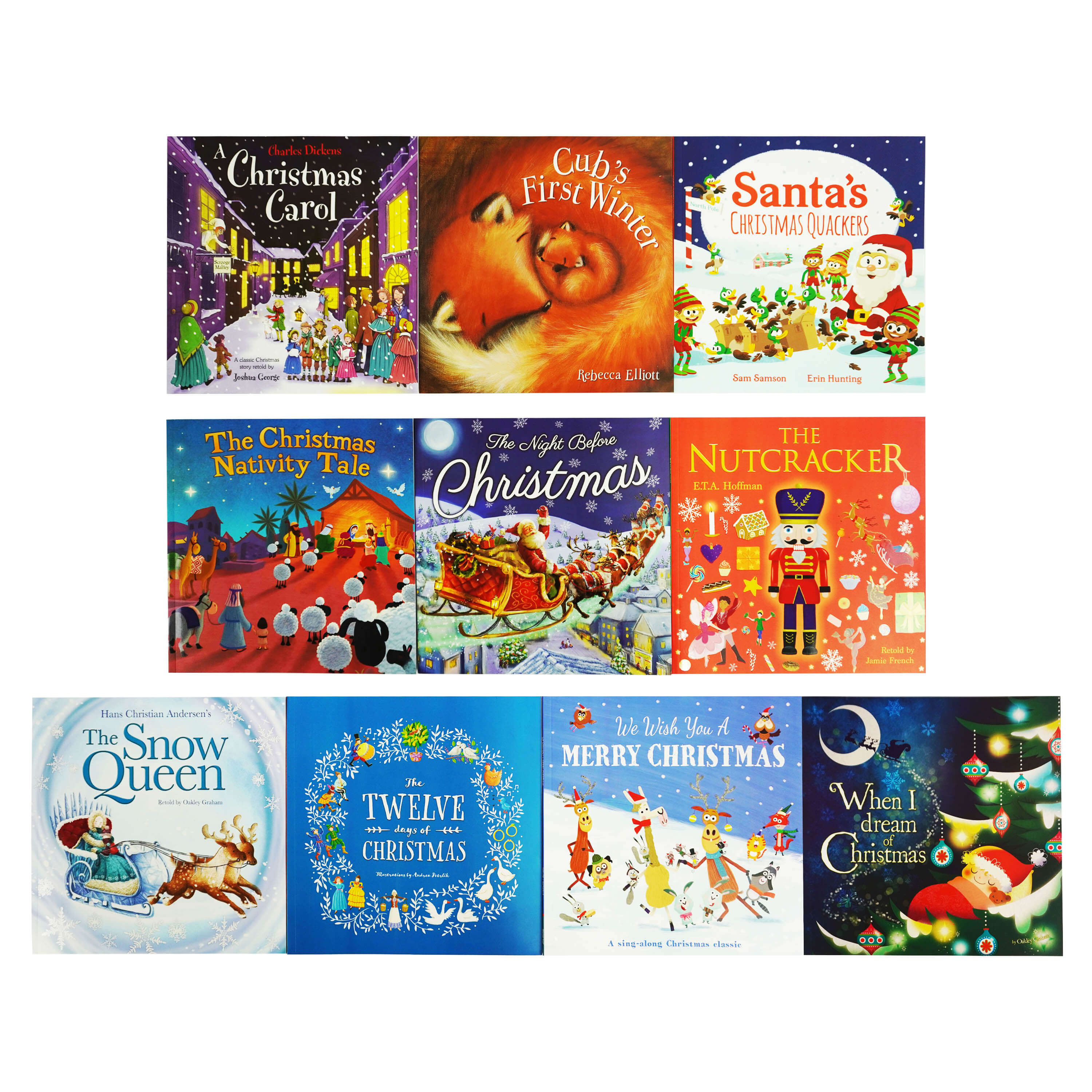Christmas Storybook Collection 10 Books Set- Ages 3-5 - Paperback