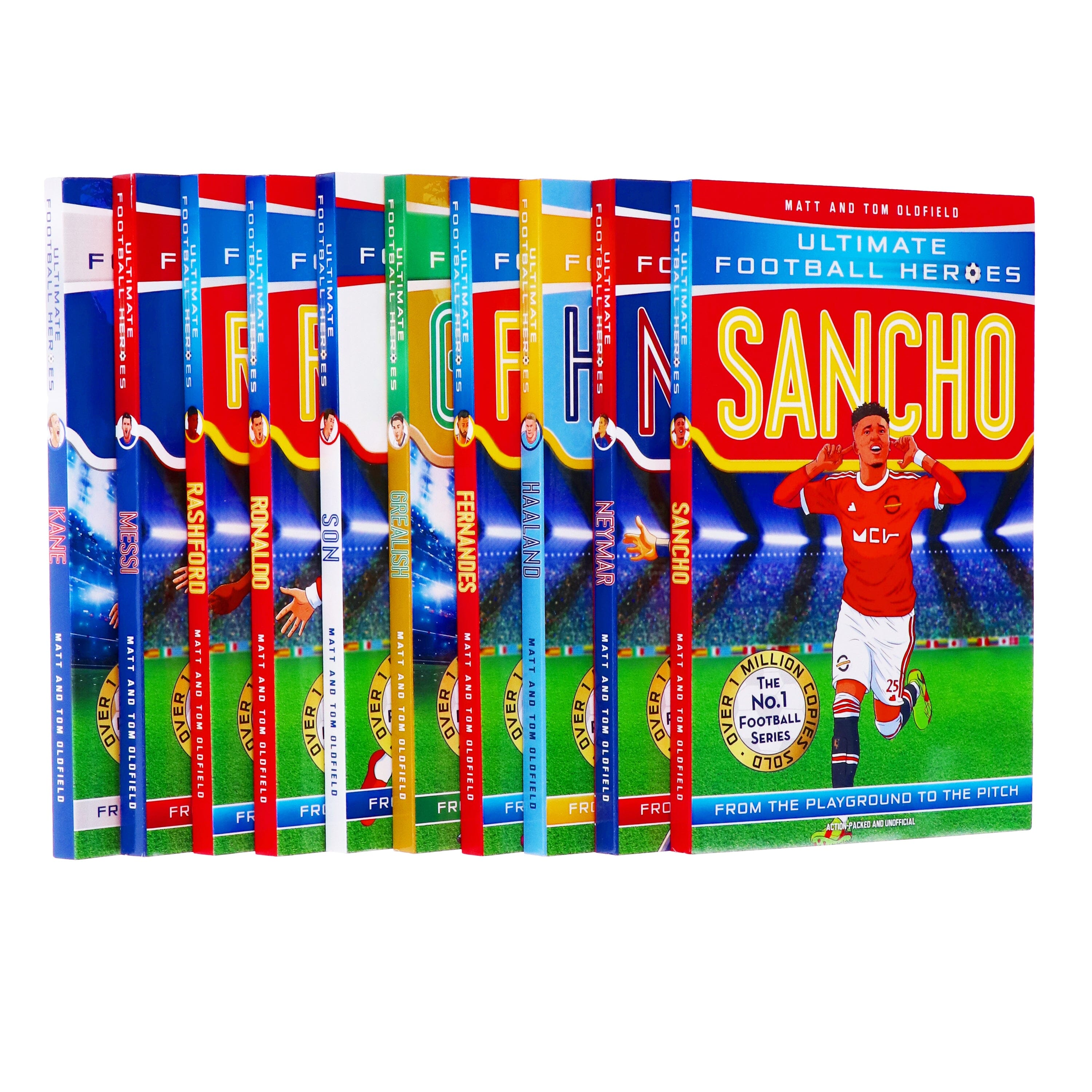 Ultimate Football Heroes Series 1 Collection 10 Books Set By Matt Oldfield, Tom Oldfield - Ages 7+ - Paperback