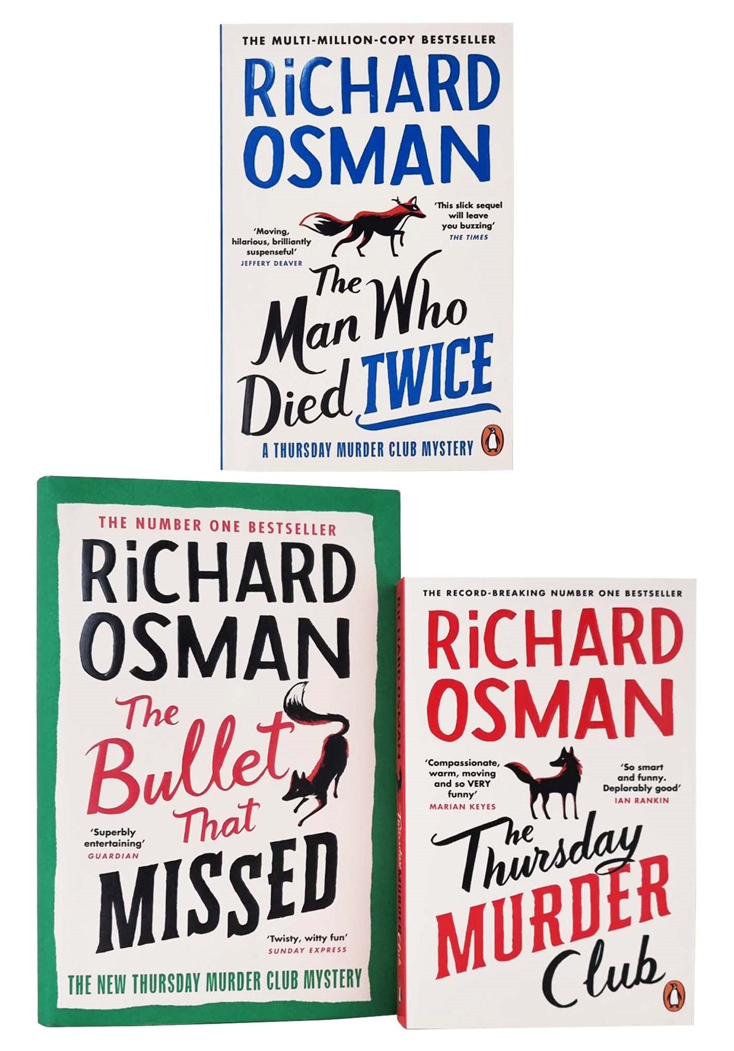 Thursday Murder Club by Richard Osman 3 Books Collection Set - Fiction - Paperback/Hardback