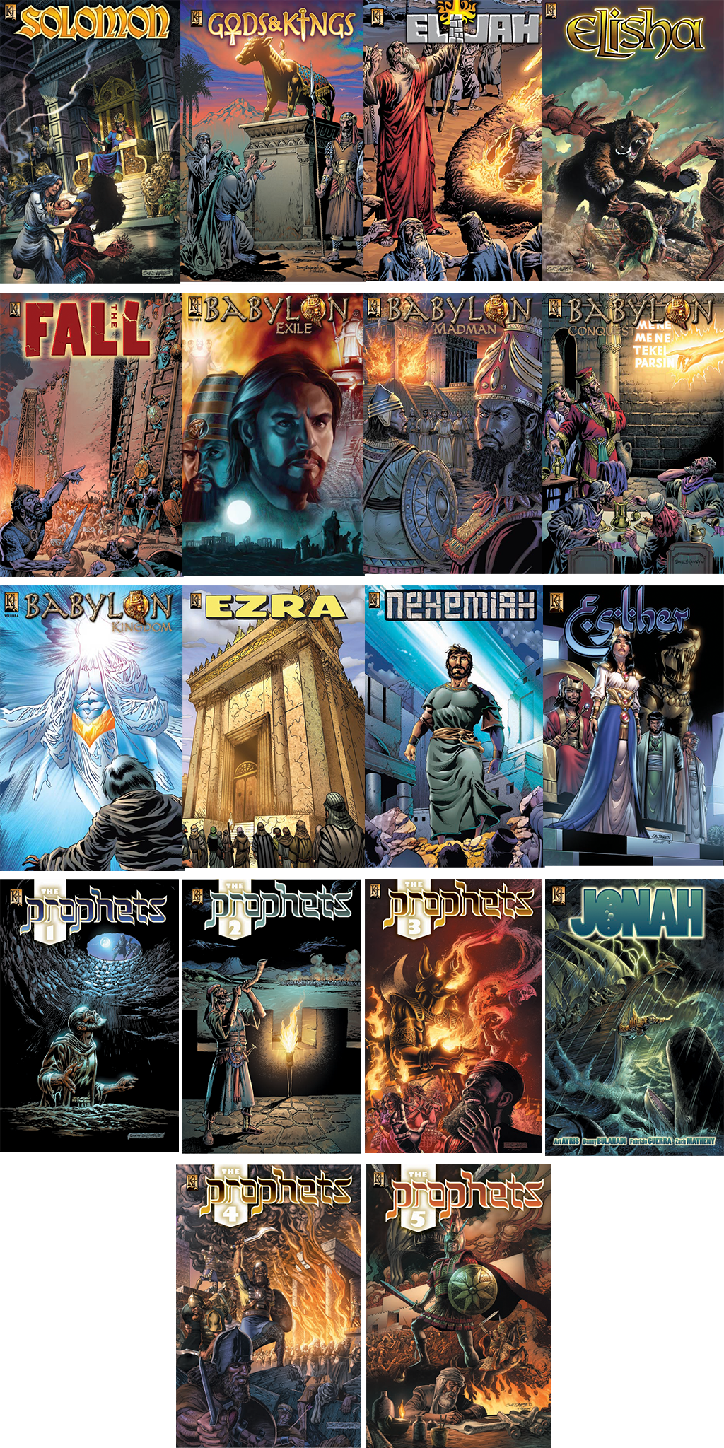 Old Testament Comics Pack 2