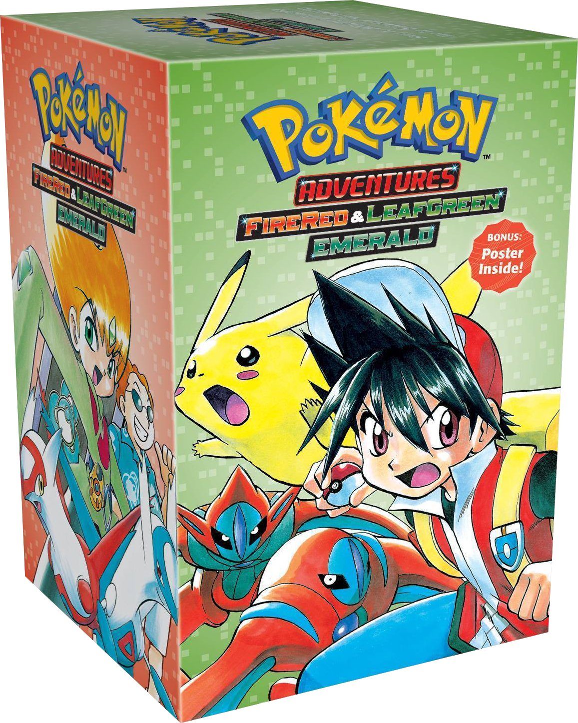 Pokemon Adventures Vol. 23-29: FireRed and LeafGreen/Emerald Collection 7 Books Box Set by Hidenori Kusaka- 7+ - Paperback