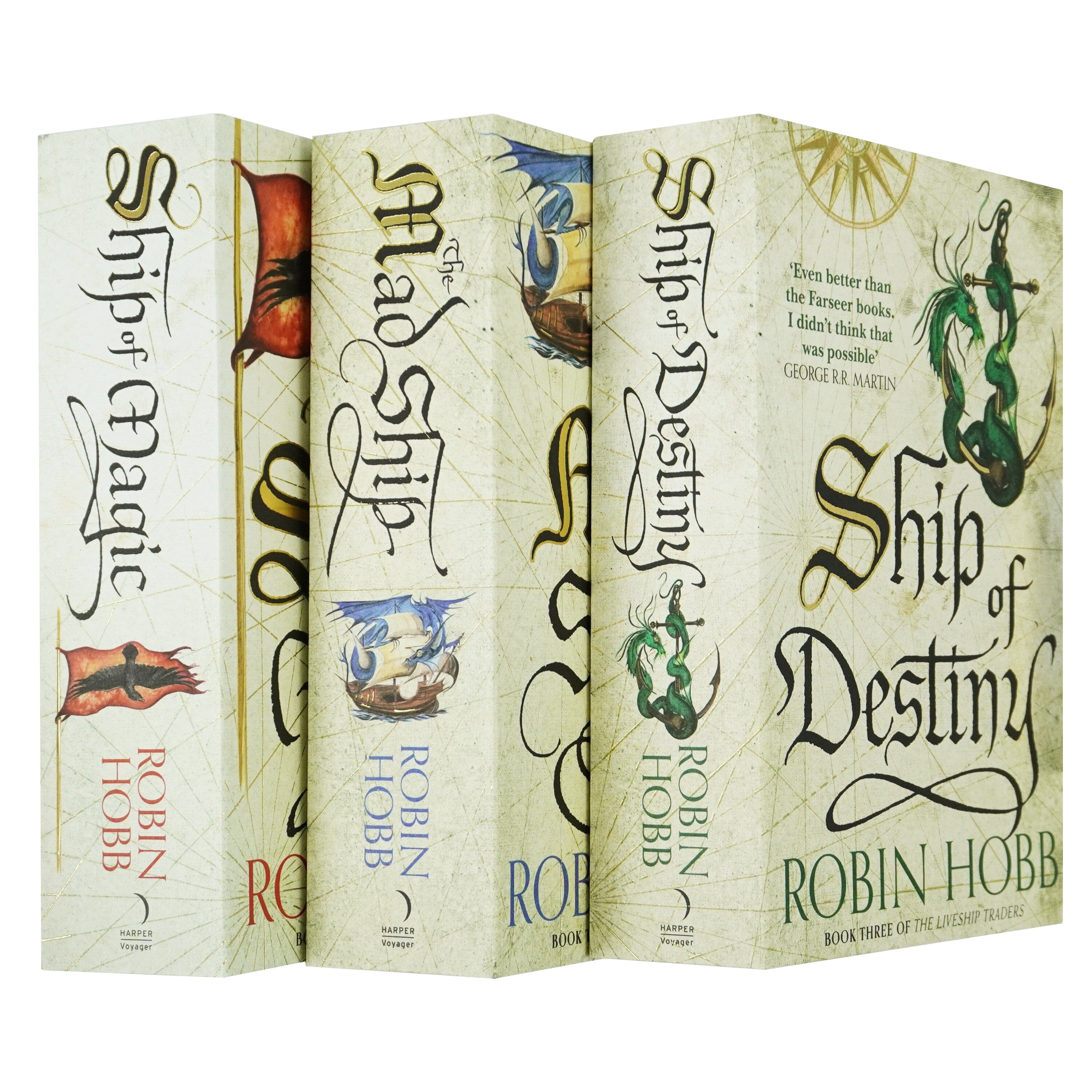 Liveship Traders Trilogy by Robin Hobb 3 Books Collection Set - Fiction - Paperback