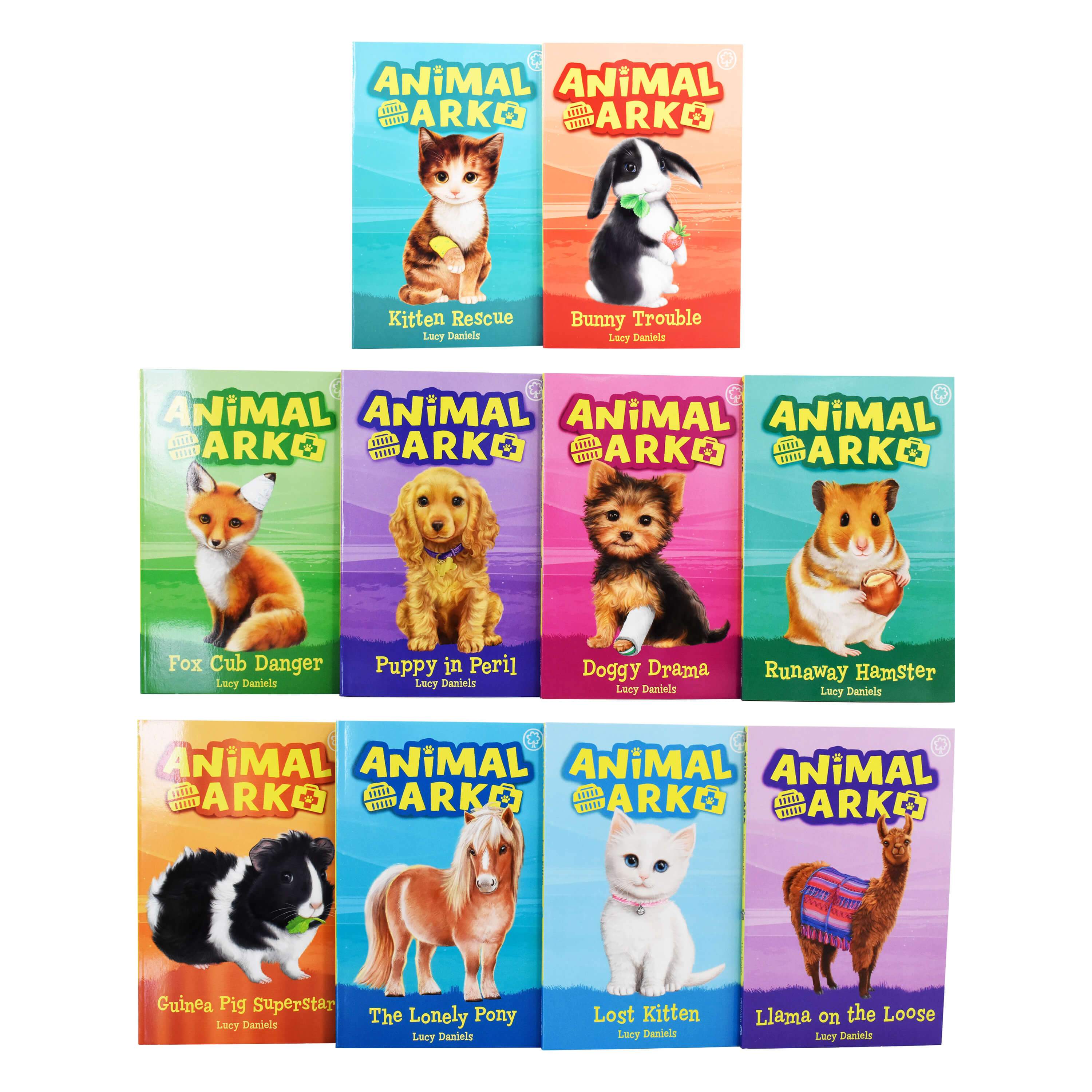 Animal Ark The Pet Rescue Collection 10 Book Box Set by Lucy Daniels - Age 7-9 - Paperback