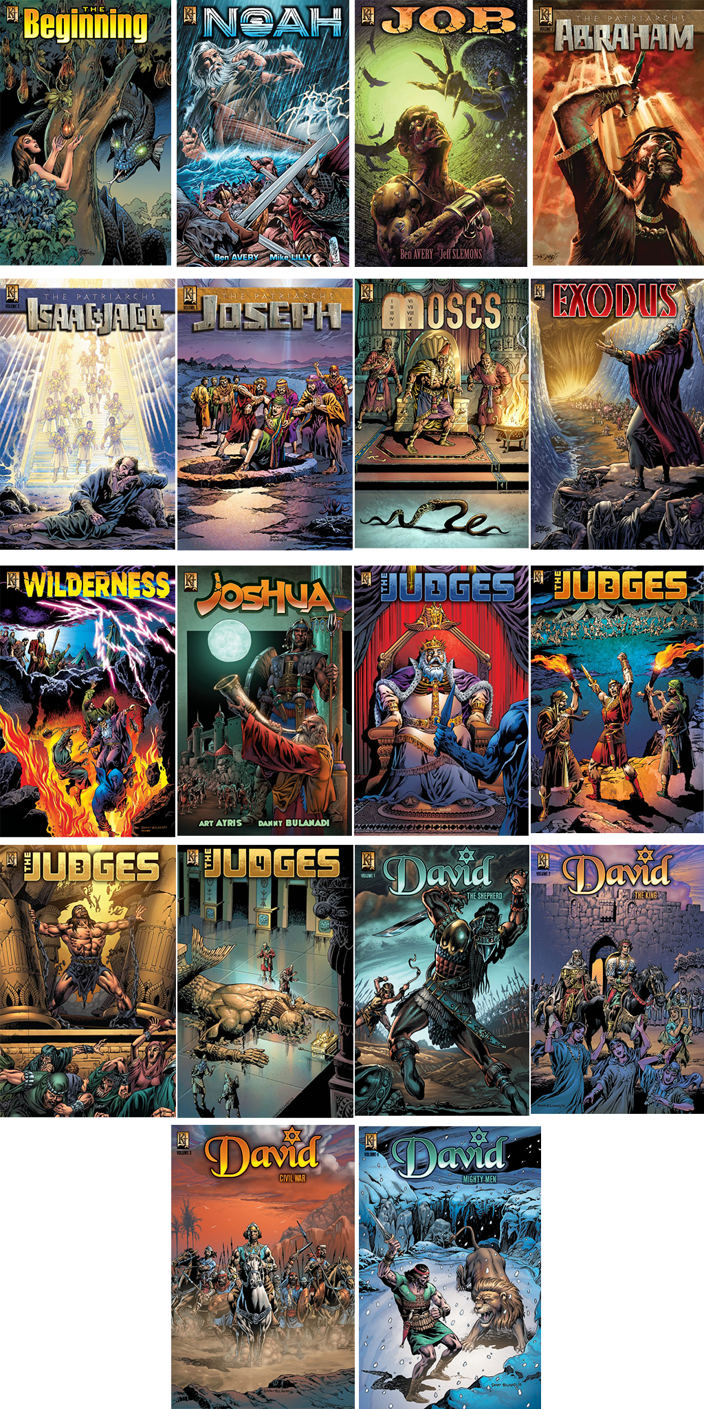 Old Testament Comics Pack 1