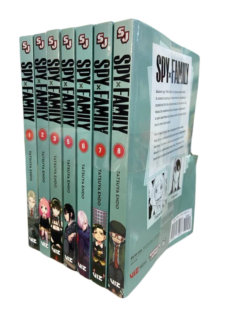 Damaged - Spy x Family Series by Tatsuya Endo 8 Books Collection Set (Vol 1-8) - Ages 13+ - Paperback