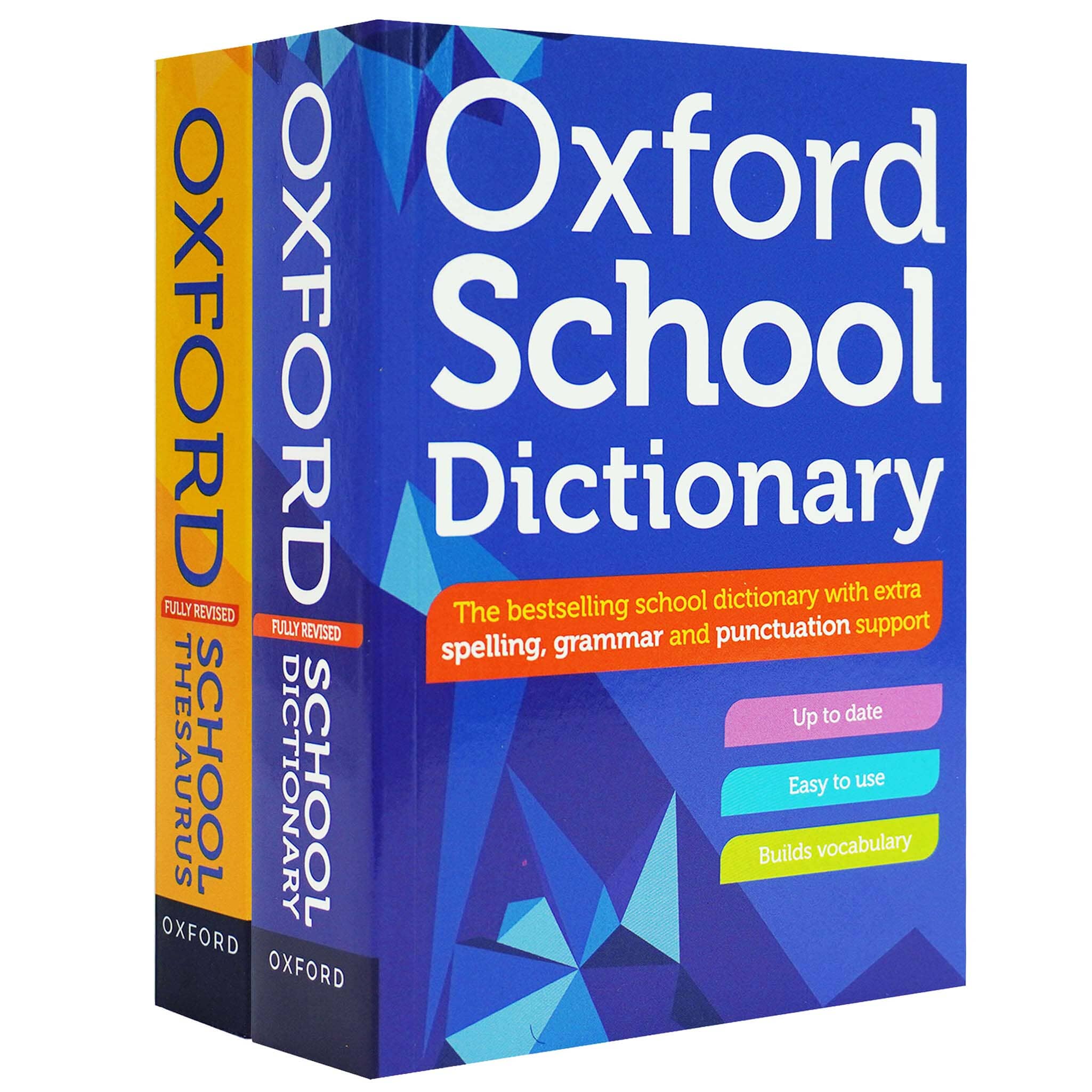 Oxford School Dictionary and Thesaurus 2 Books Set - Age 10+ - Paperback