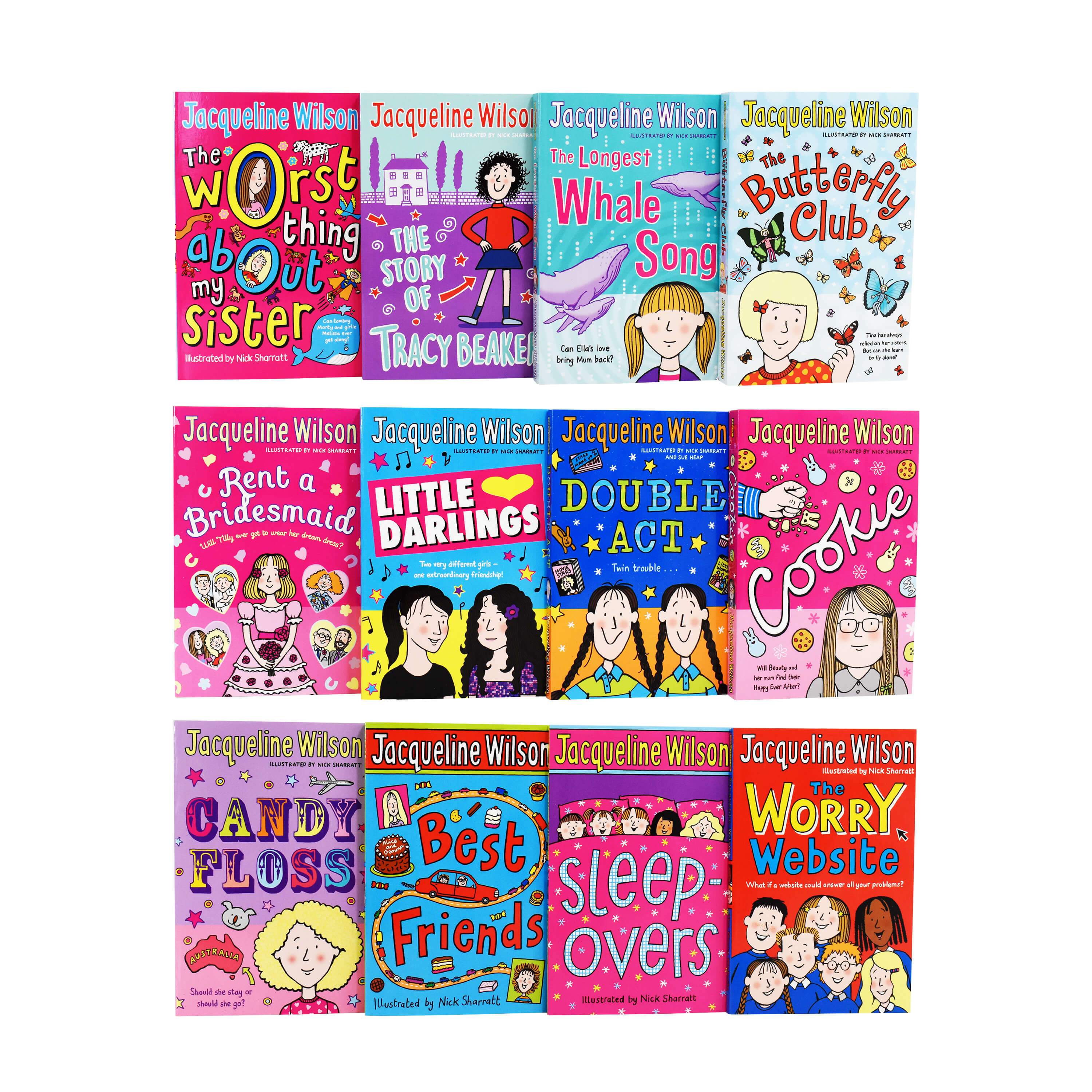 Jacqueline Wilson 12 Books Collection - Ages 9-14 - Paperback - Jacqueline Wilson