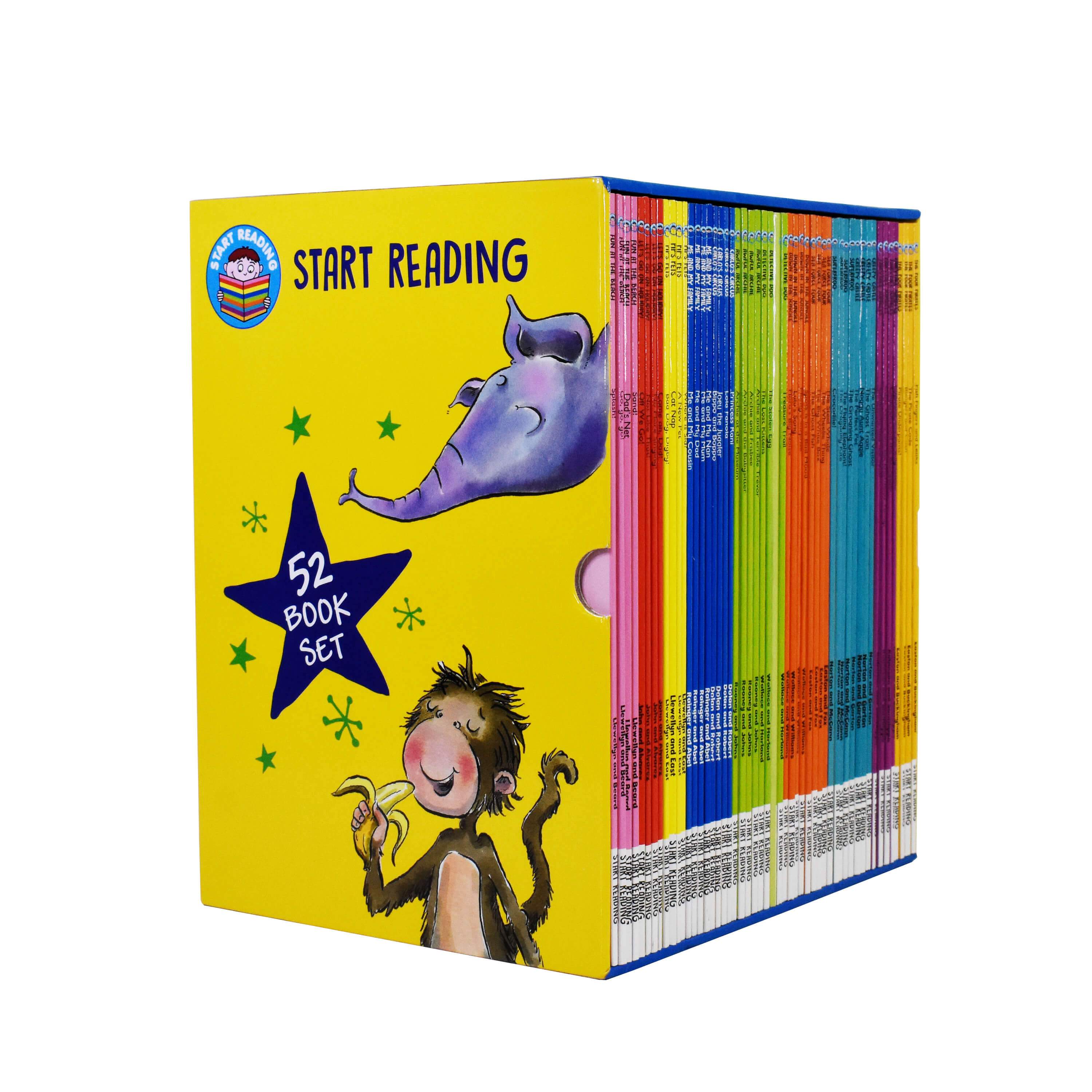 Start Reading 52 Books Collection Box Set Level 1 to 9 - Ages 5-7 - Paperback - Wayland