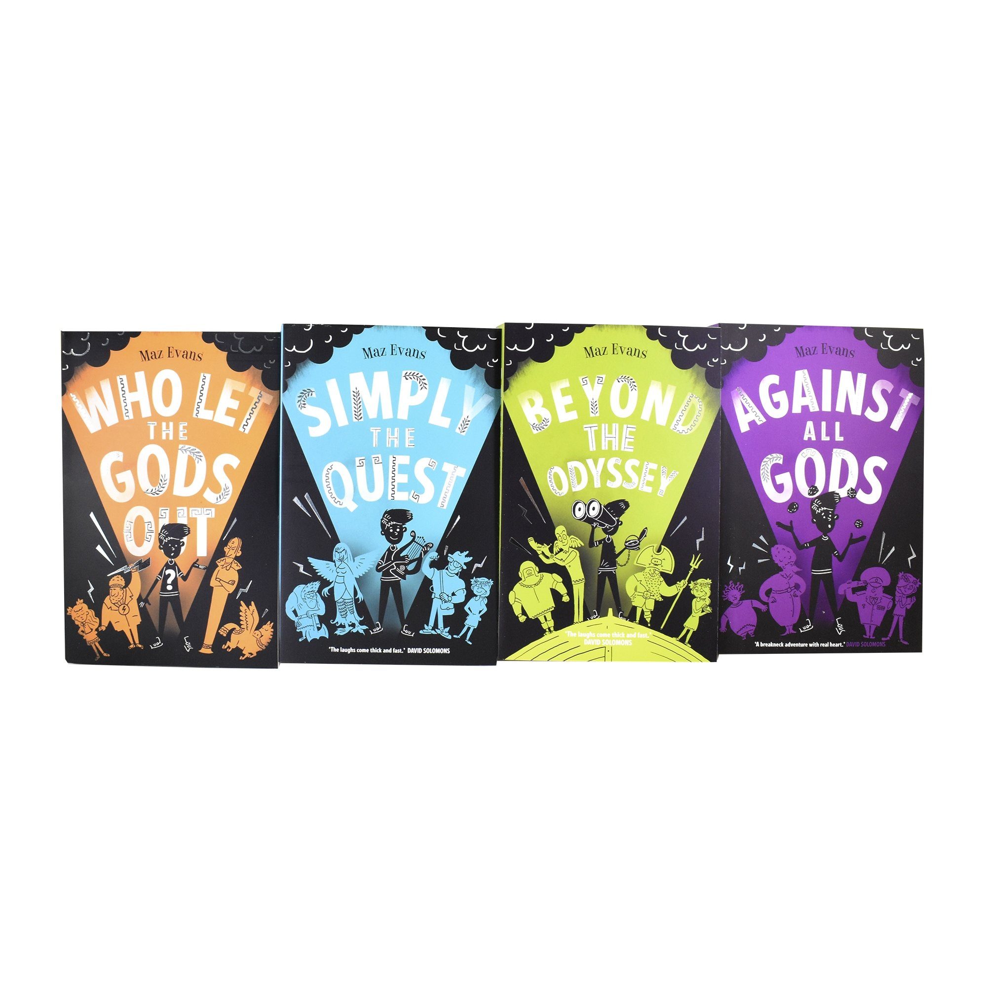 Who Let the Gods Out by Maz Evans 4 Books Collection Set - Ages 9-14 - Paperback