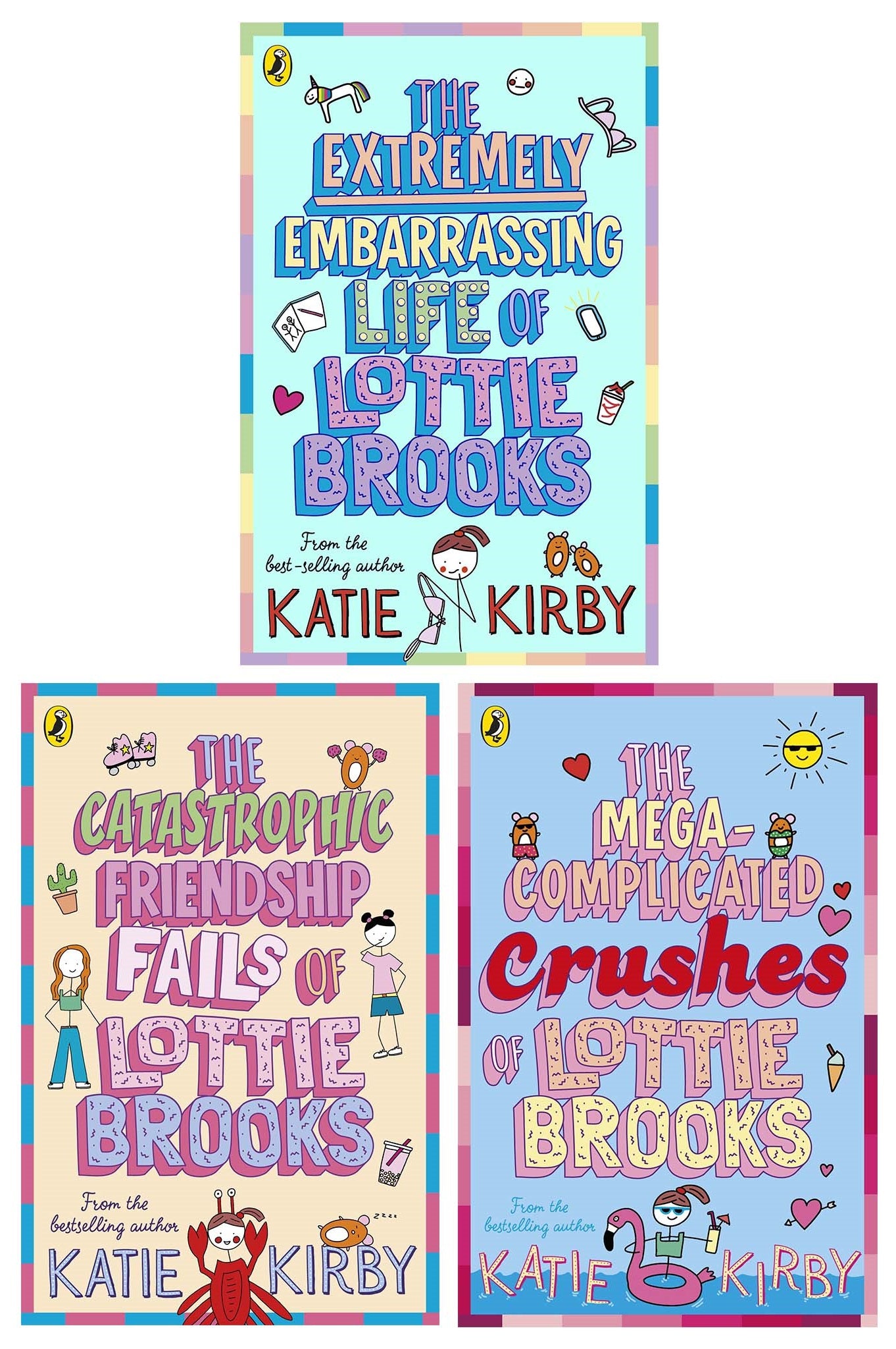 Lottie Brooks Series 3 Books Collection Set By Katie Kirby - Ages 9-12 - Paperback