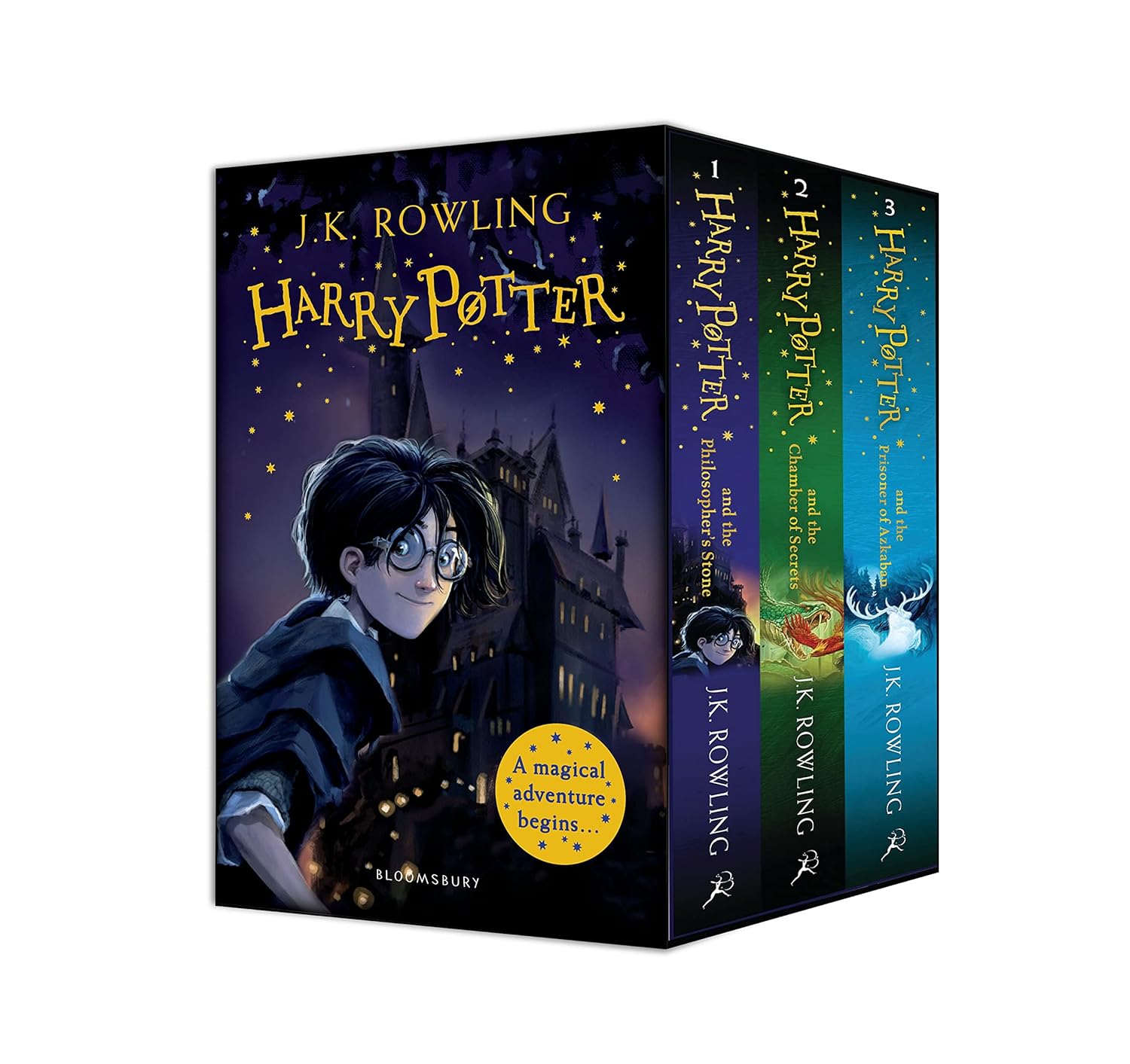 Harry Potter 1-3 Box Set: A Magical Adventure Begins Paperback