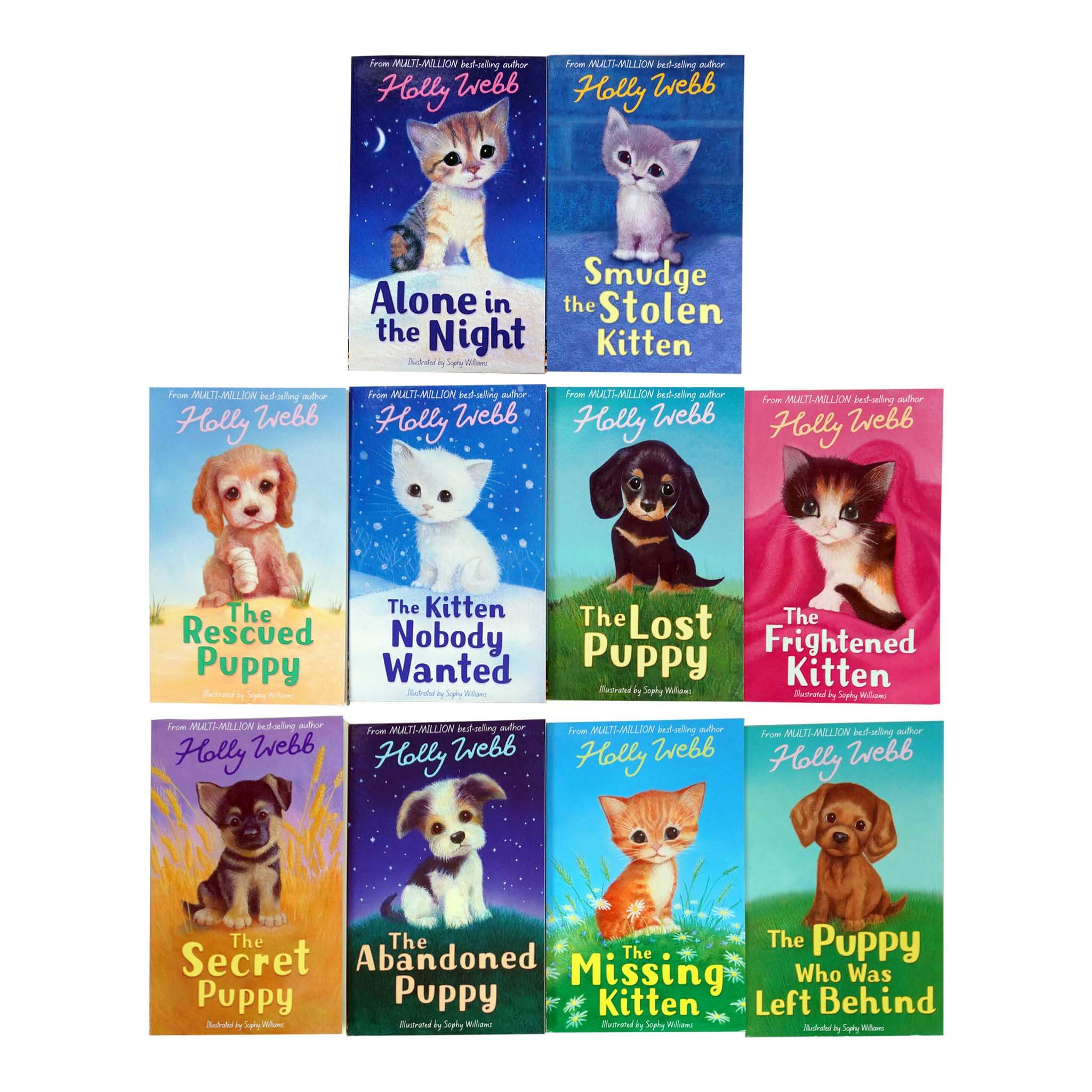 Holly Webb Series 2 - Animal Stories, Pet Rescue Adventure -10 Books Collection Set (Books 11 To 20) - Age 6+ - Paperback