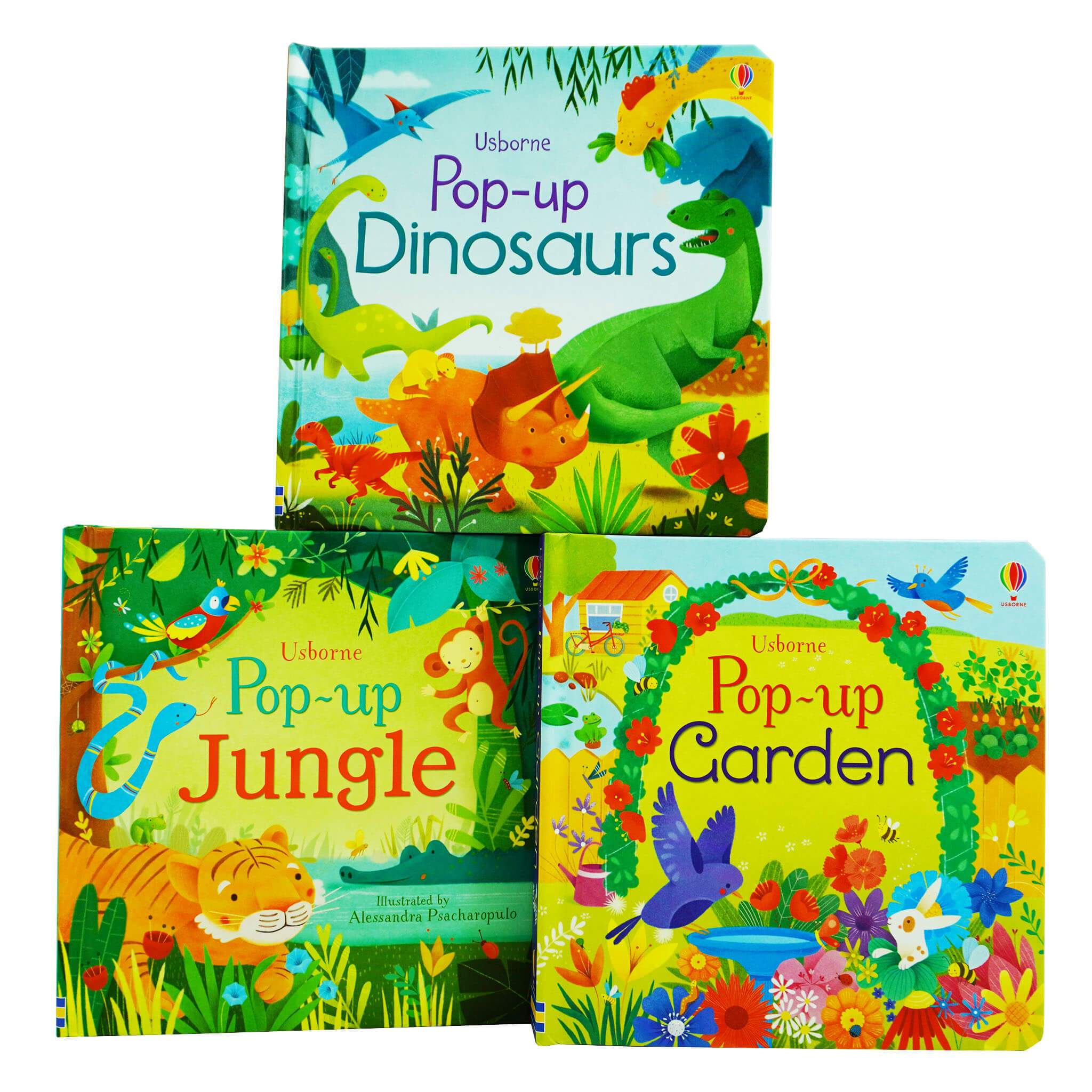 Usborne Pop Up Collection 3 Books Set by Fiona Watt - Ages 0-5 - Board Book
