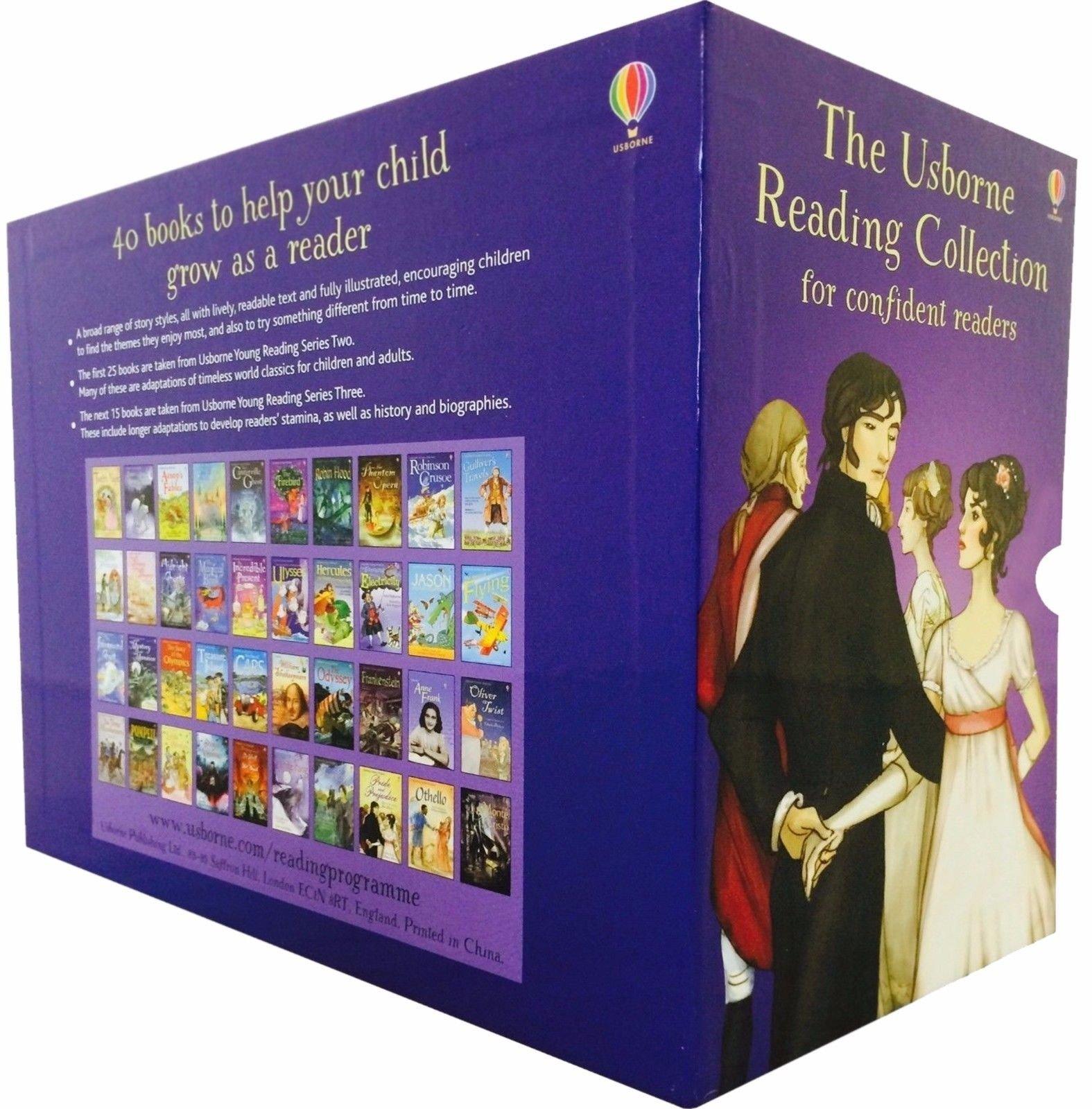 The Usborne Reading Collection for Confident Readers 40 Books - Ages 5-7 - Paperback