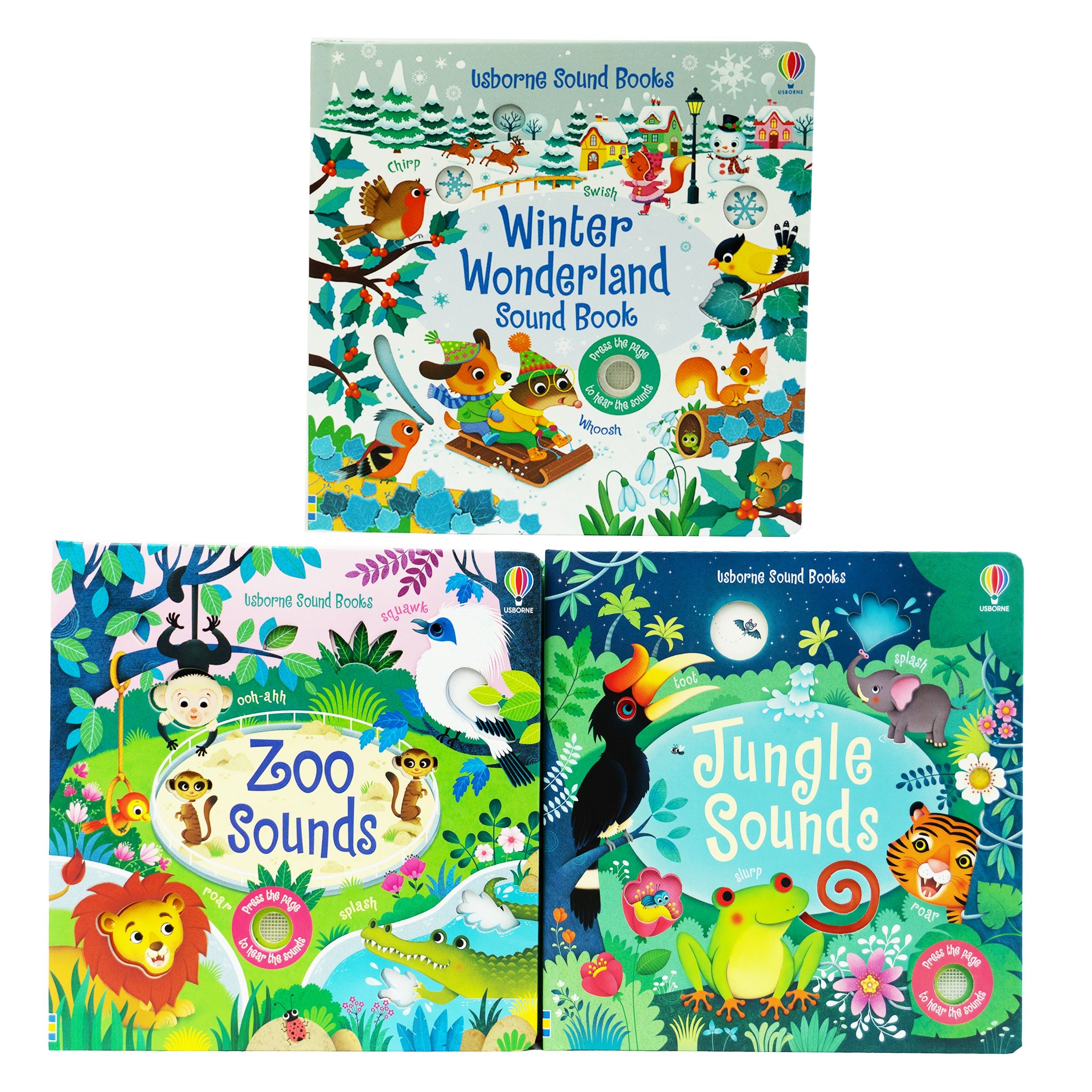 Usborne Sound Books by Sam Taplin 3 Books Collection Set - Ages 2+ - Board Book