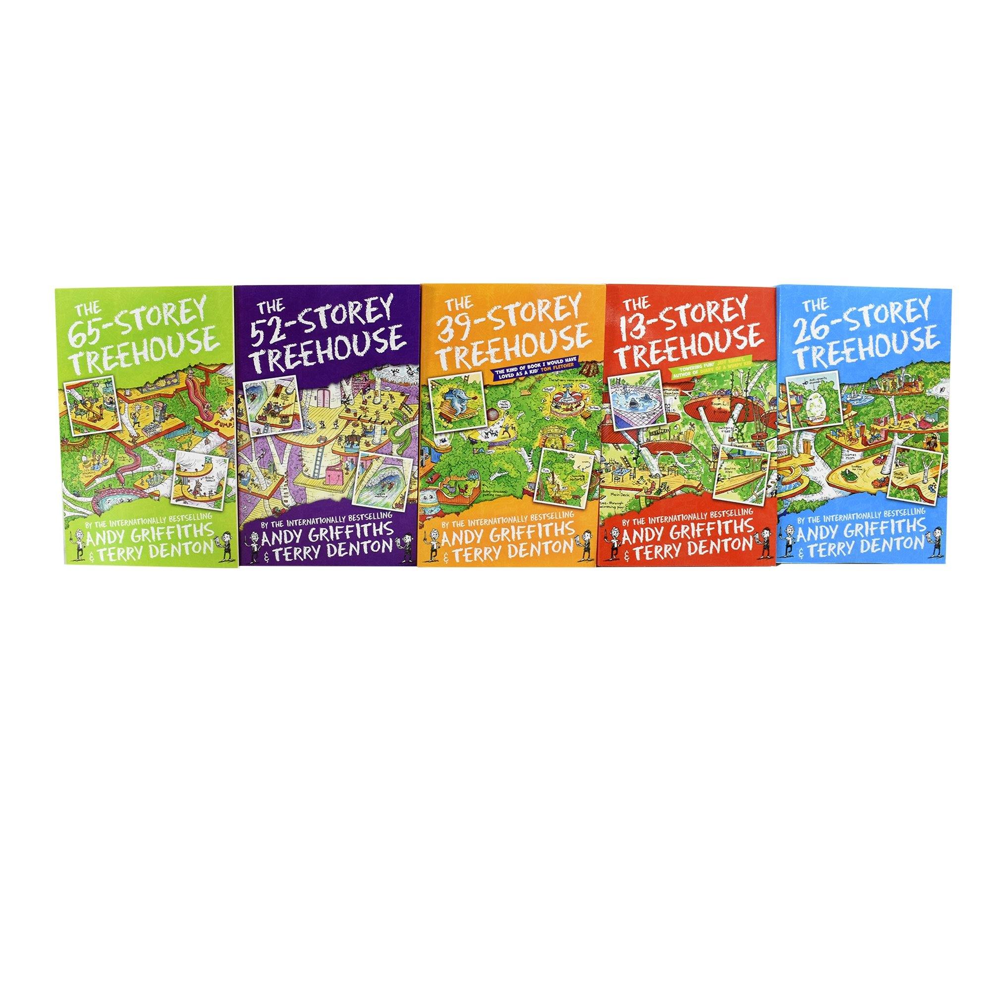 The Treehouse Series by Andy Griffiths 5 Books Collection (Book 1-5) - Ages 5-11 - Paperback