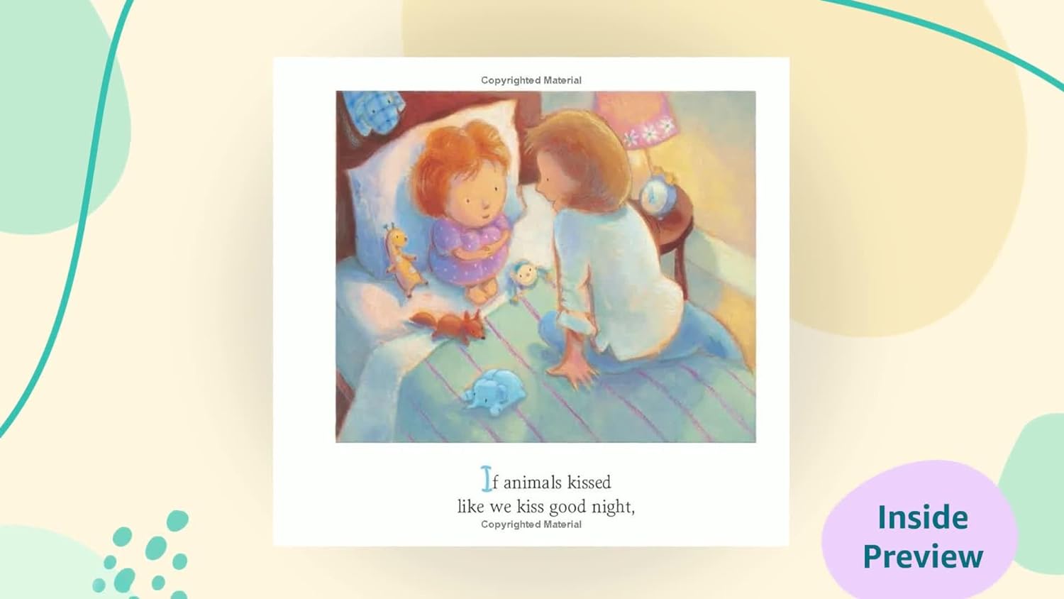 If Animals Kissed Good Night Hardcover – Picture Book