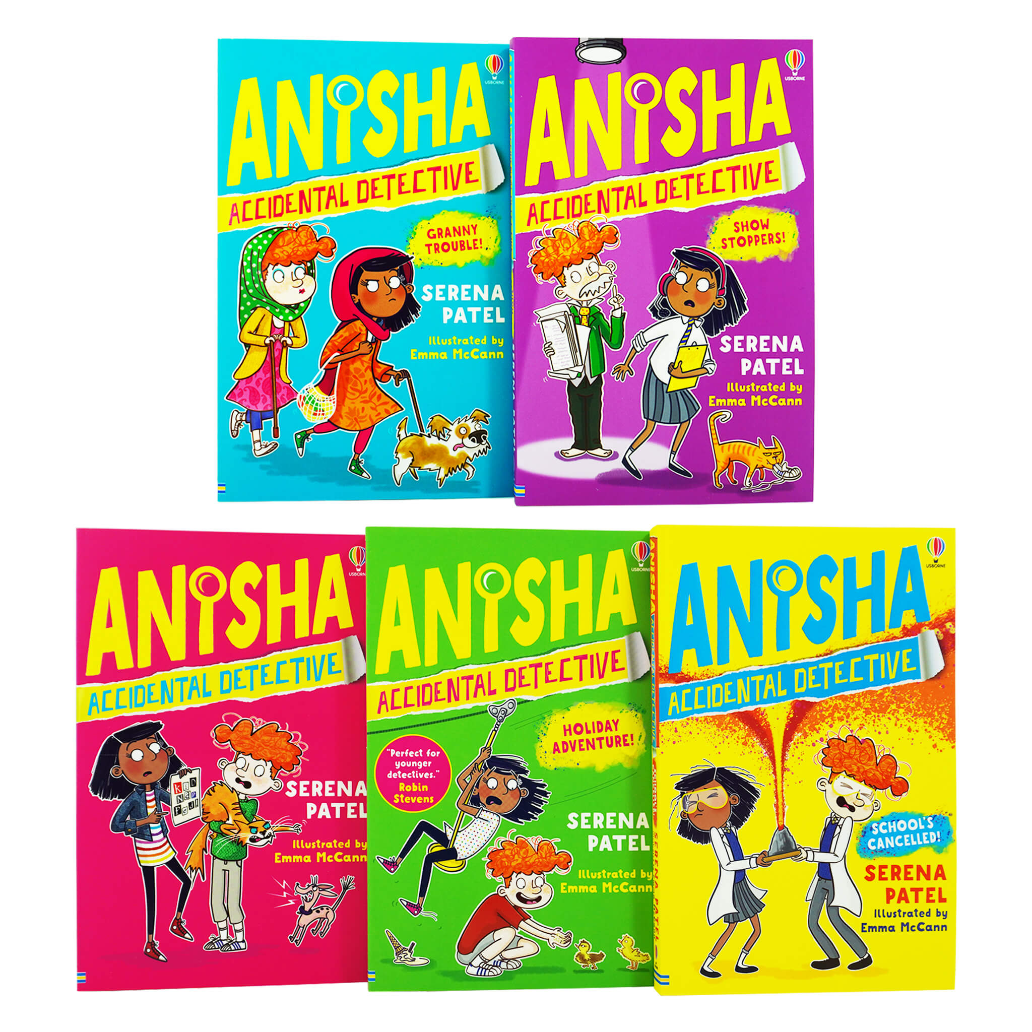 Anisha, Accidental Detective Series 5 Books Collection Set By Serena Patel - Ages 7-11 - Paperback