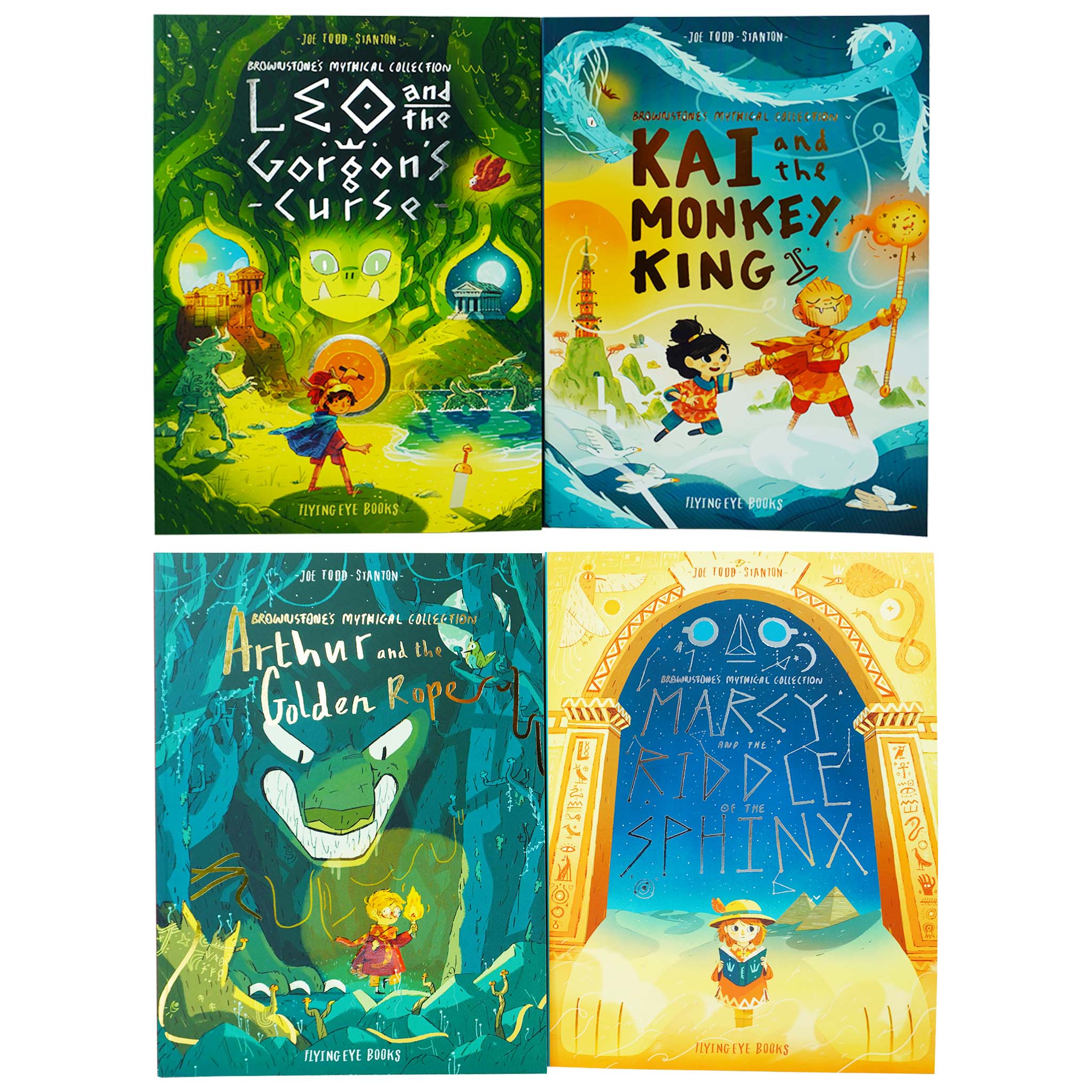 Brownstone's Mythical Collection 4 Books Set By Joe Todd-Stanton - Ages 5-9 - Paperback