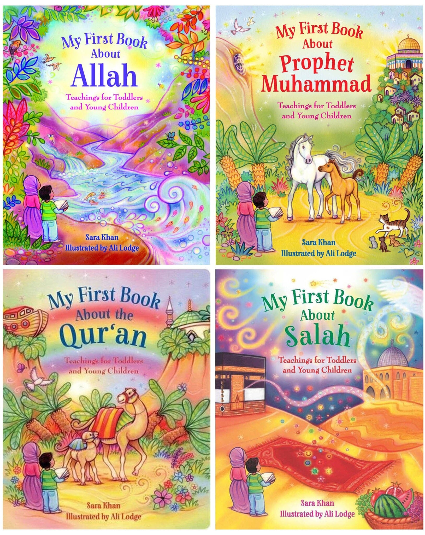 My First Books About Islam by Sara Khan 4 Books Collection Set - Ages 3+ - Board Book