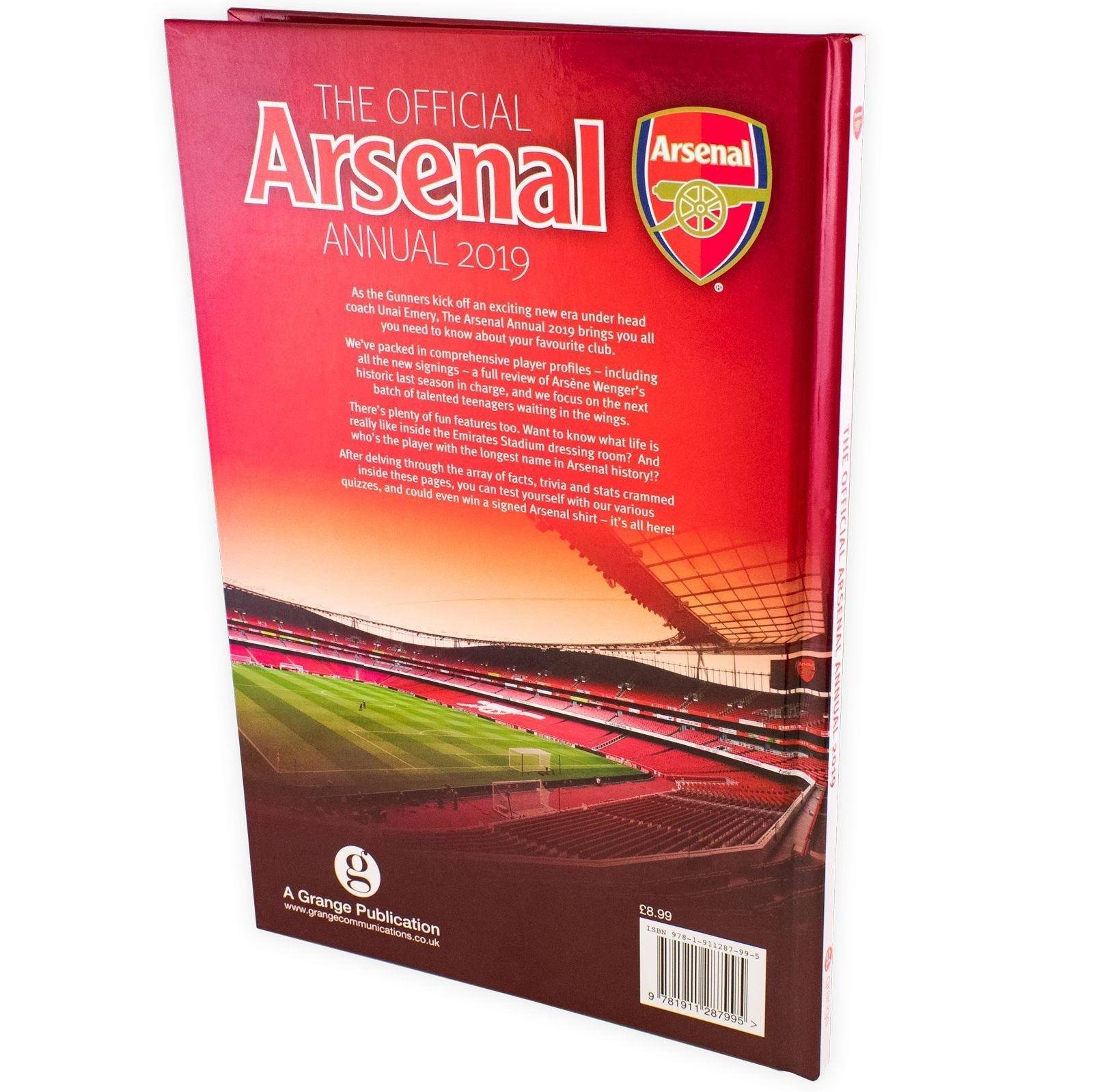 The Official Arsenal FC Annual 2019 - Hardback - Josh James