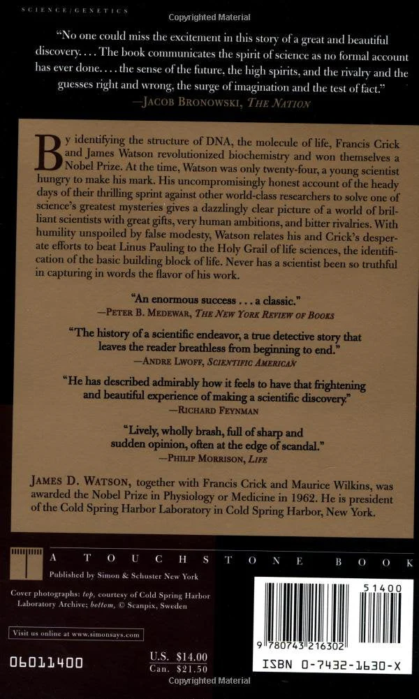 The Double Helix: A Personal Account of the Discovery of the Structure of DNA