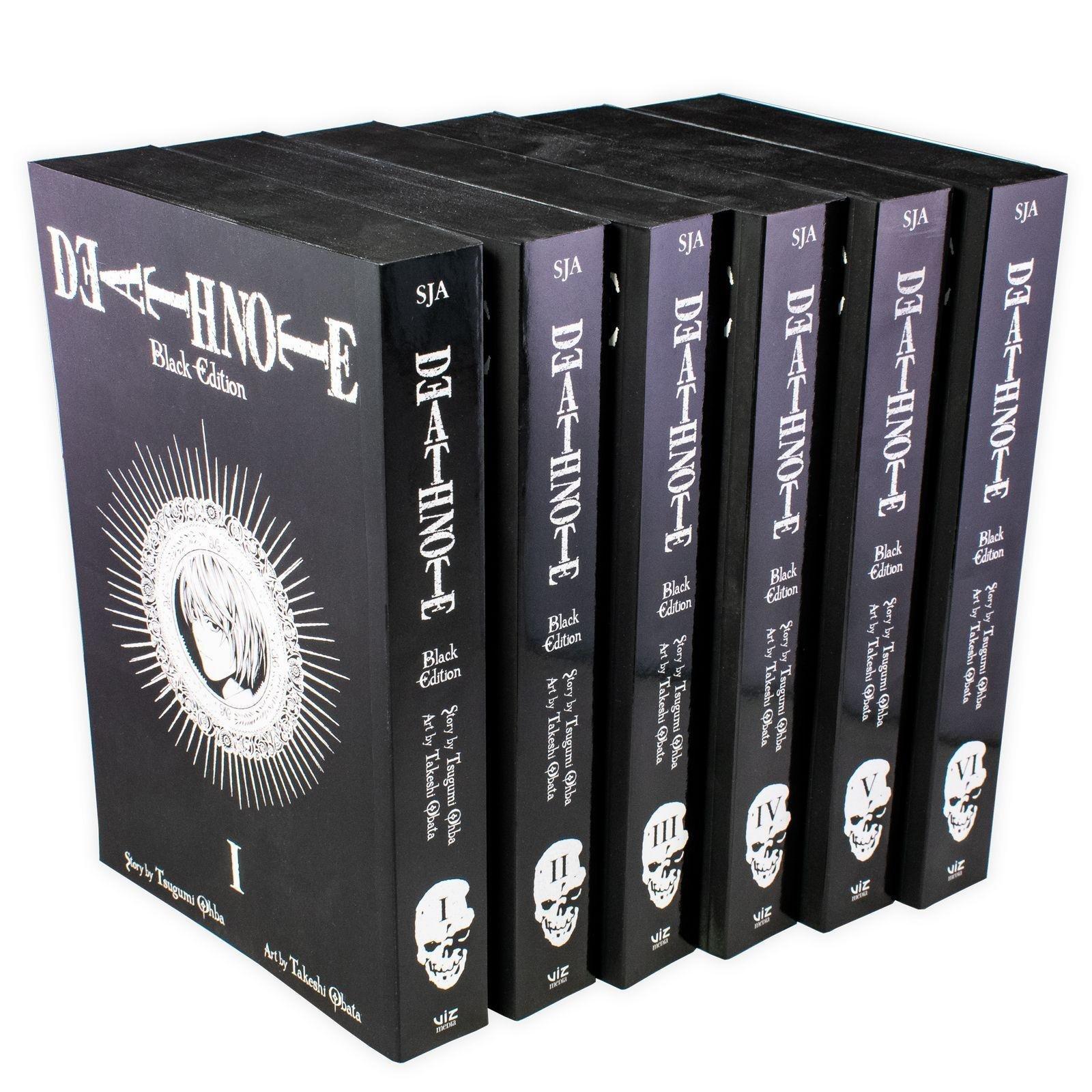 Death Note: Black Edition by Tsugumi Ohba & Takeshi Obata 6 Books Collection - Manga - Paperback