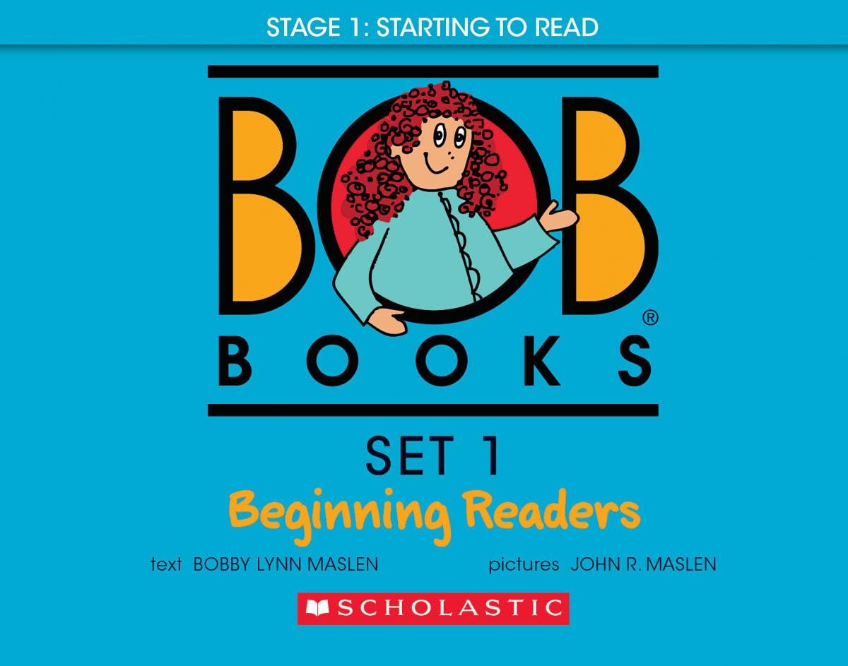 Bob Books - Set 1: Beginning Readers Hardcover Bind-up | Phonics, Ages 4 and up, Kindergarten (Stage 1: Starting to Read) Hardcover
