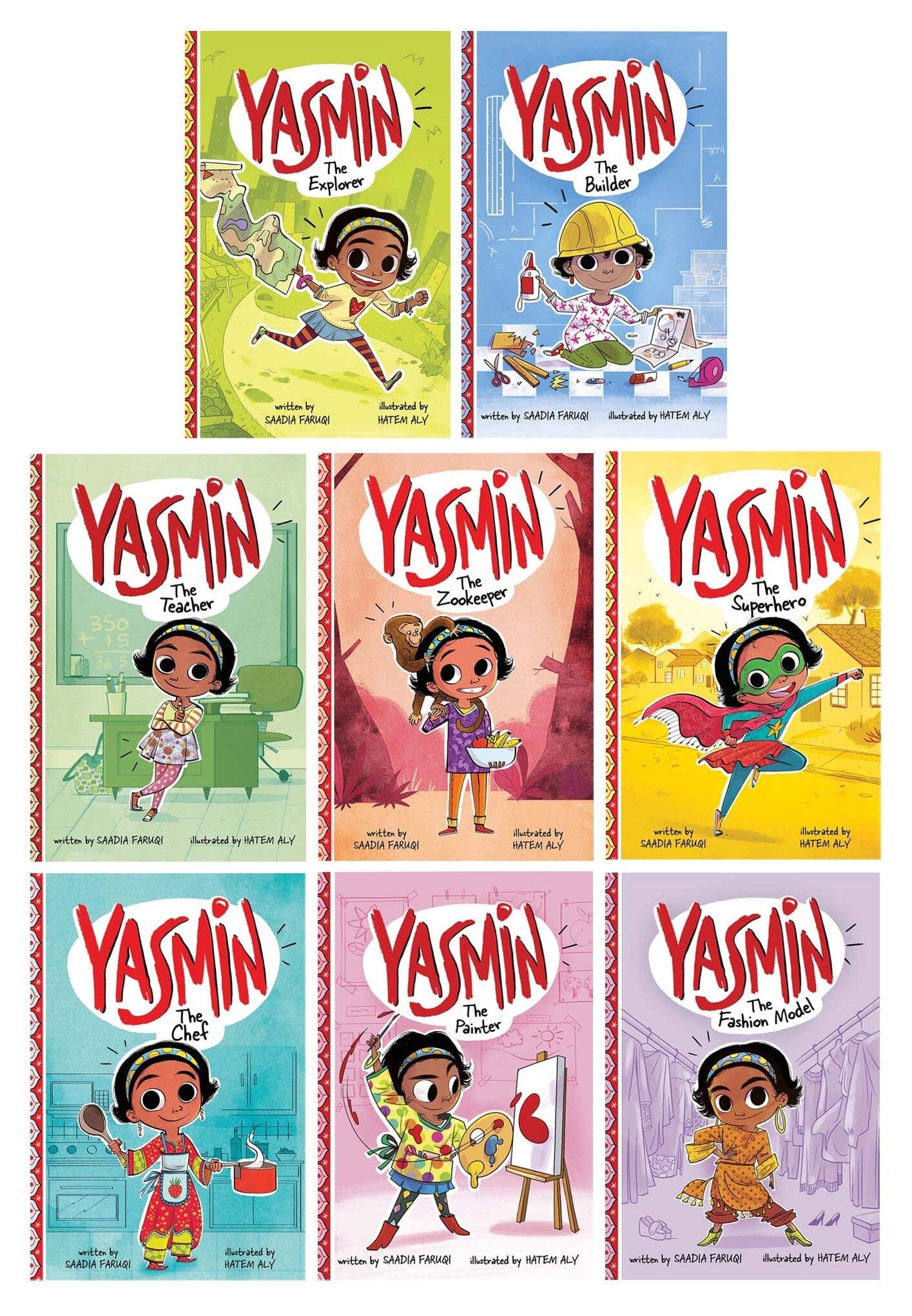 Yasmin Collection by Saadia Faruqi 8 Books Collection Set - Ages 6-8 - Paperback