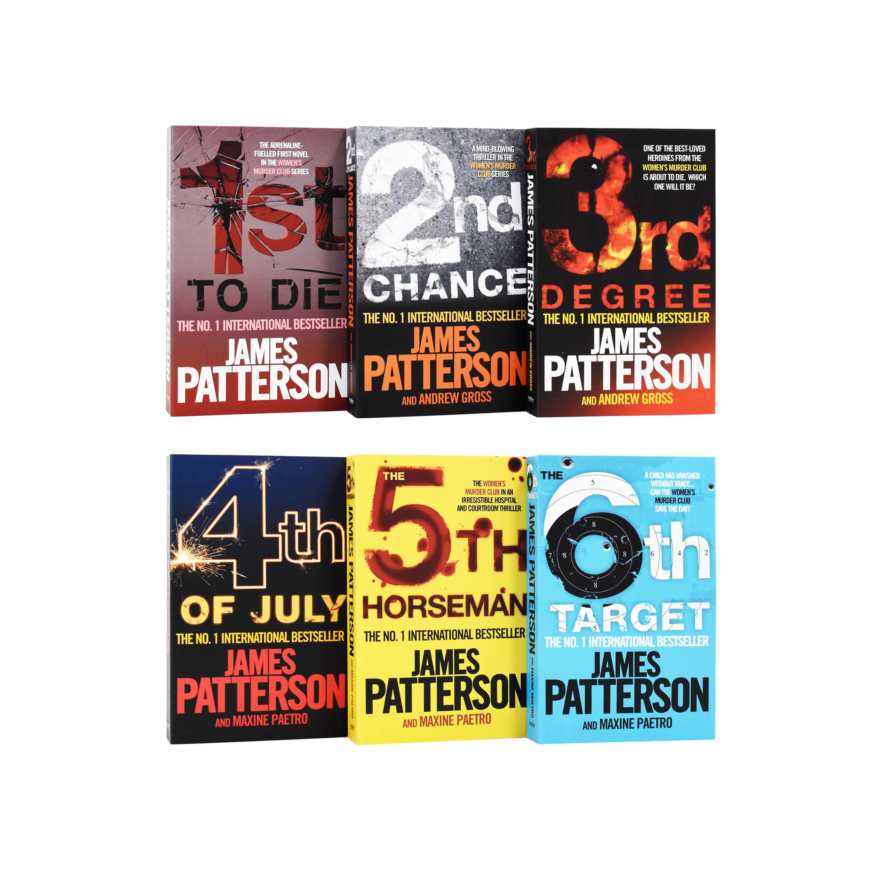 Women's Murder Club by James Patterson: Books 1-6 Collection Set - Fiction - Paperback