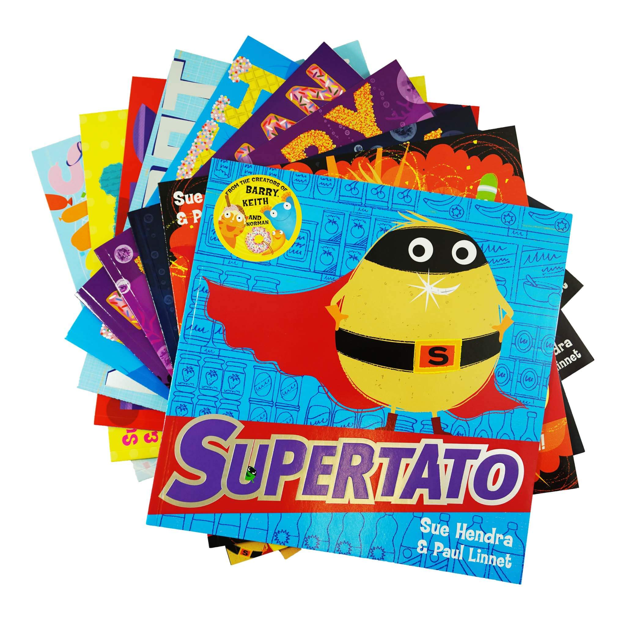 Supertato and Other Stories 10 Books Collection By Sue Hendra & Paul Linnet - Ages 2+ - Paperback