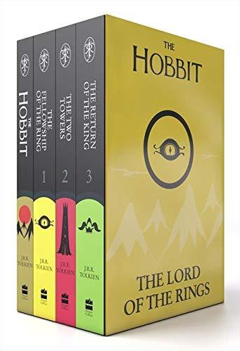 The Hobbit & The Lord of the Rings by J.R.R. Tolkien 4 Books Box Set - Fiction - Paperback