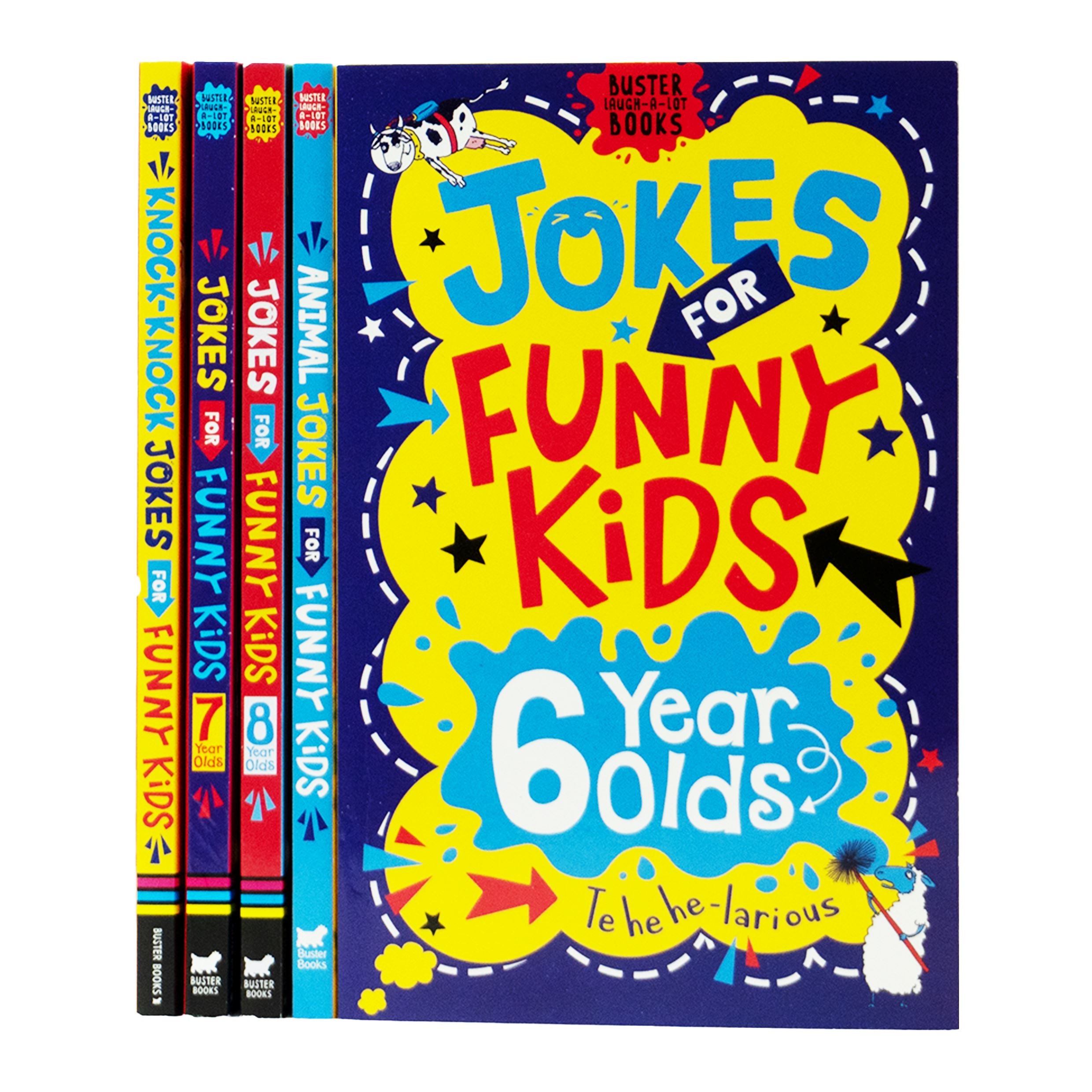 Buster Laugh-a-lot Books Series Collection 5 Joke Books Set - Ages 7-9 - Paperback