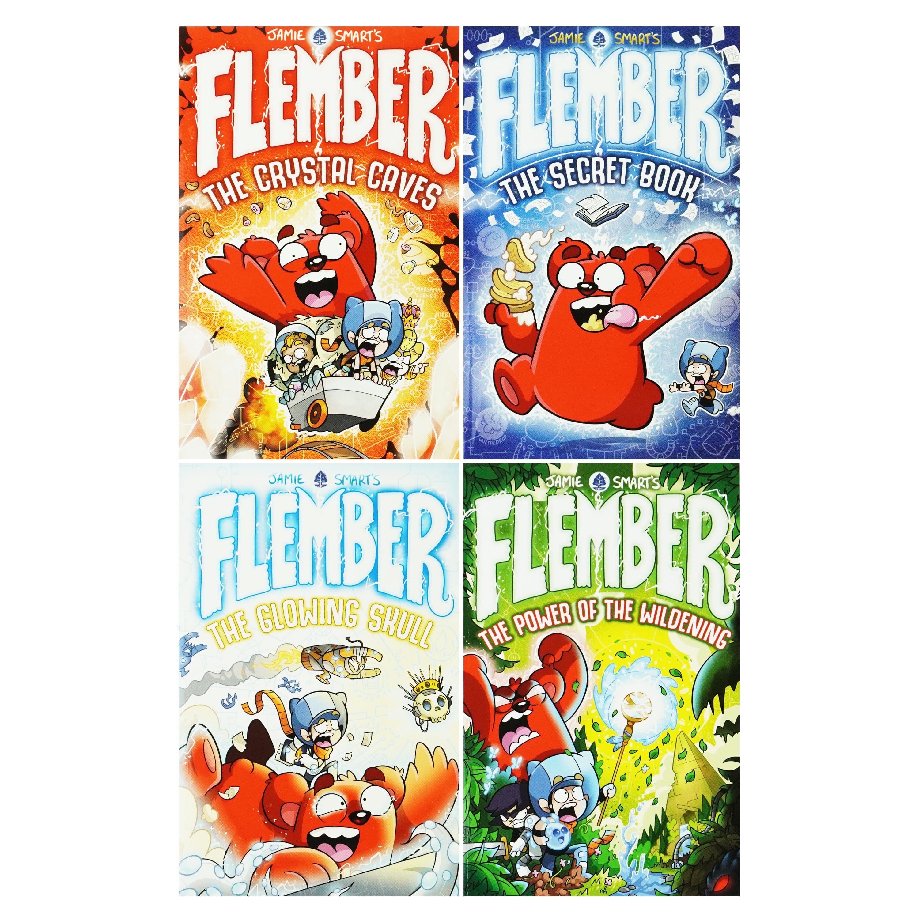 Flember Series By Jamie Smart 4 Book Collection Set - Ages 9-11 - Paperback