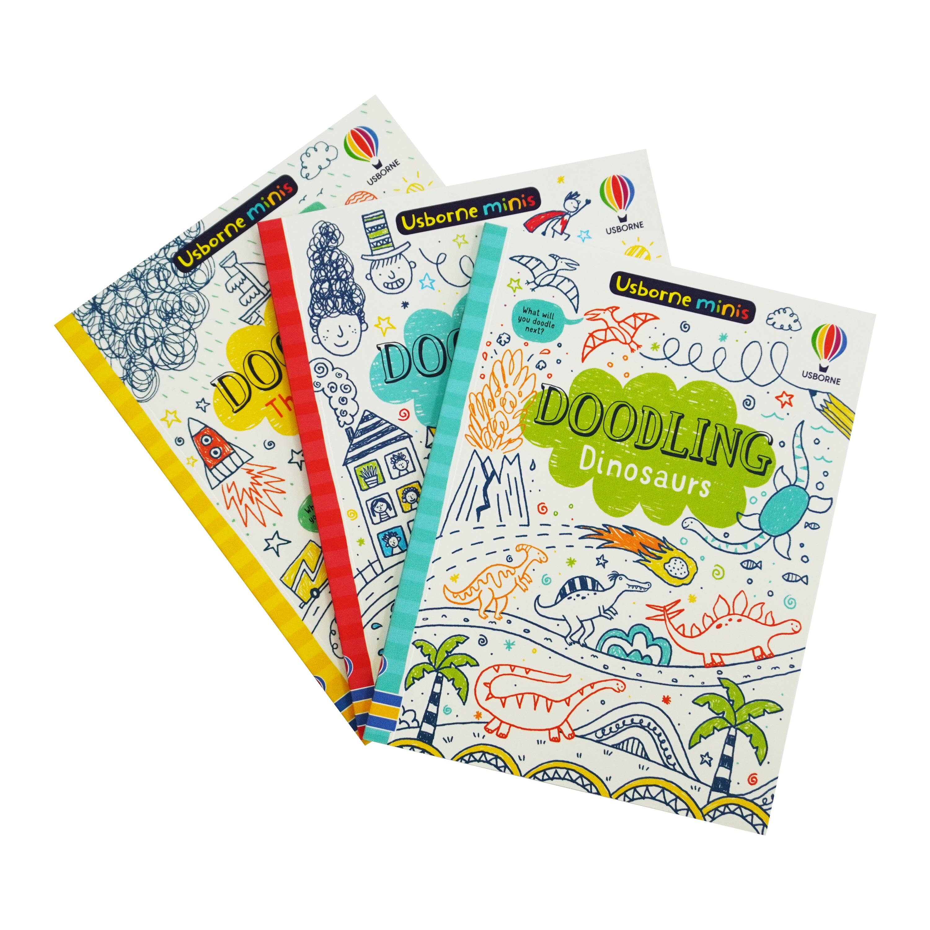 Usborne Minis: Doodling by Sam Smith 3 Books Collection set - Ages 6-9 - Paperback