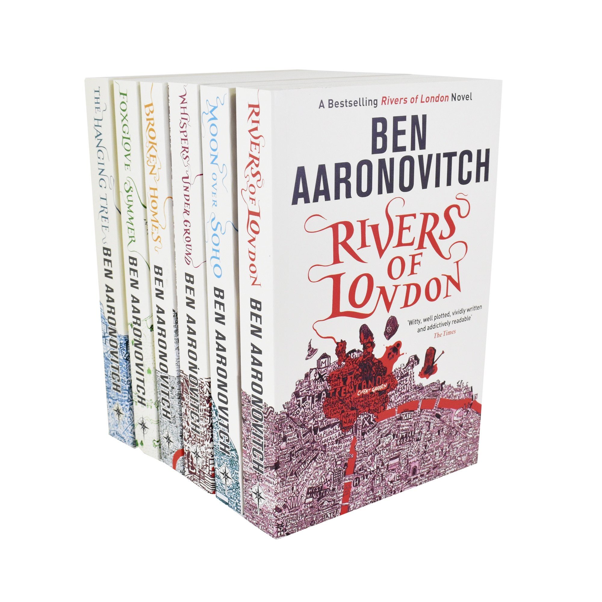 Rivers of London by Ben Aaronovitch: Books 1-6 Collection Set - Fiction - Paperback