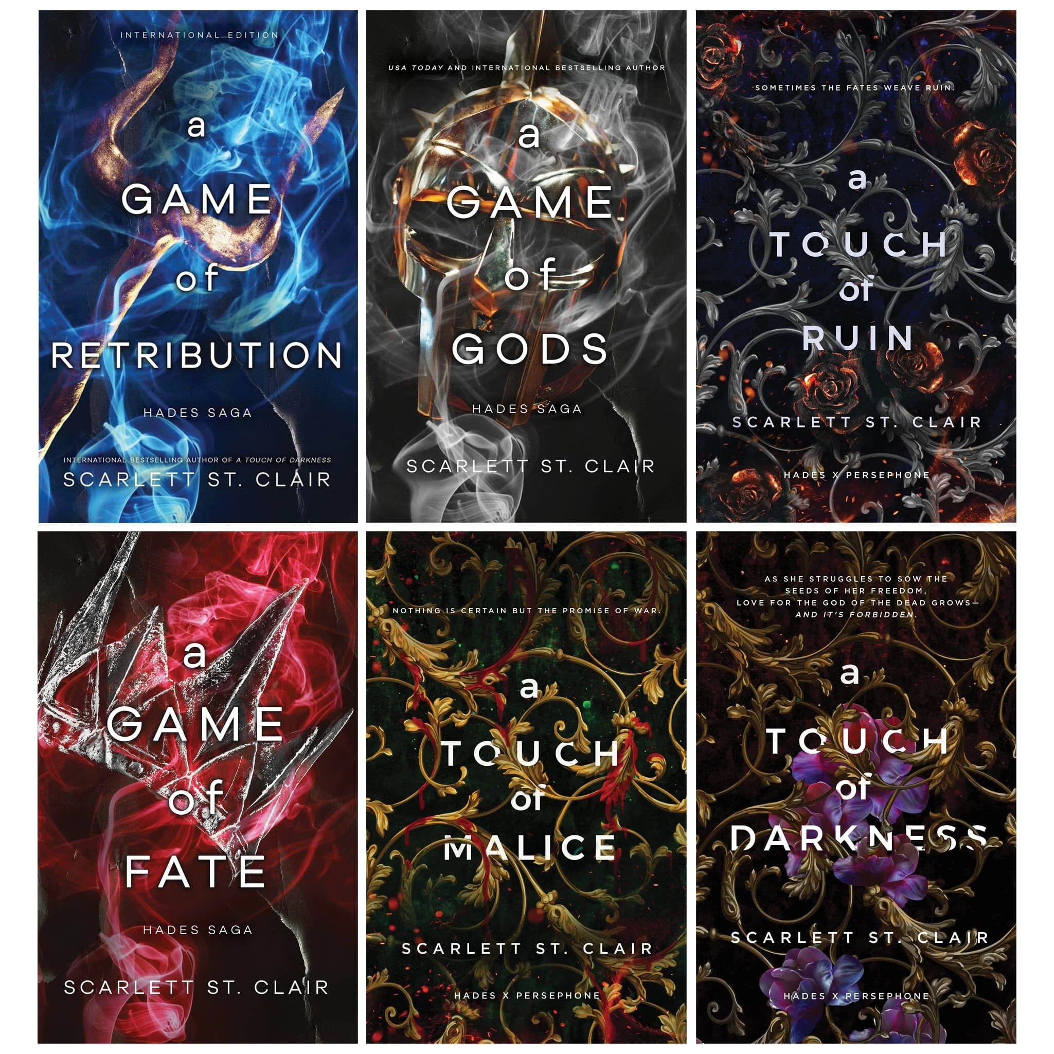 Hades x Persephone Saga By Scarlett St. Clair 6 Books Collection Set - Fiction - Paperback