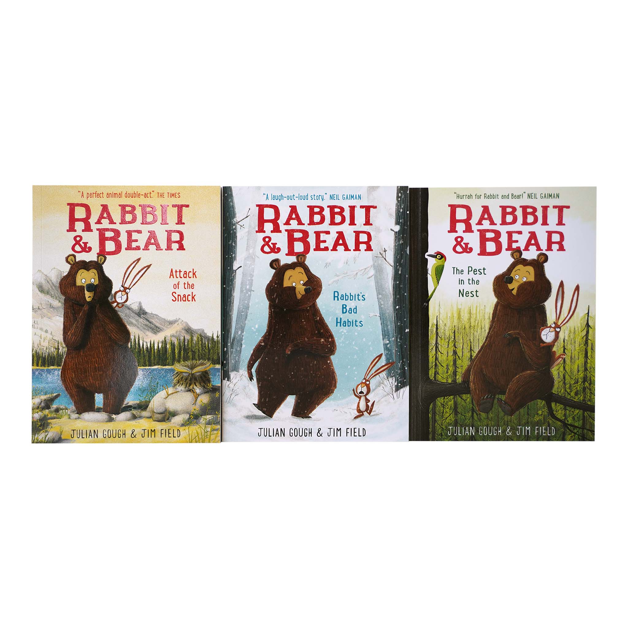 The Rabbit and Bear Collection 3 Books Set By Julian Gough & Jim Field - Ages 5-8 - Paperback