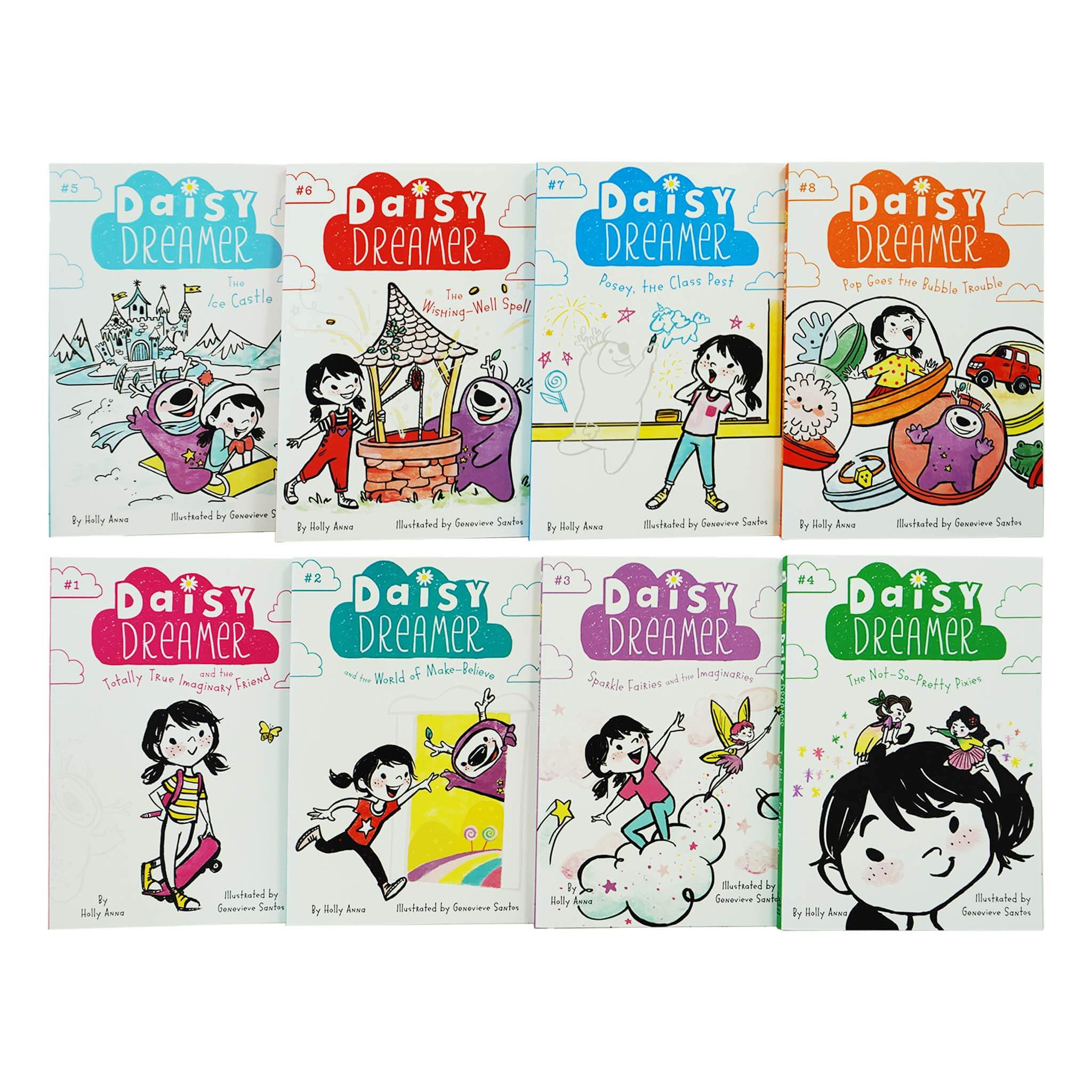 Daisy Dreamer Collection 8 Books Set By Holly Anna - Ages 5-9 - Paperback