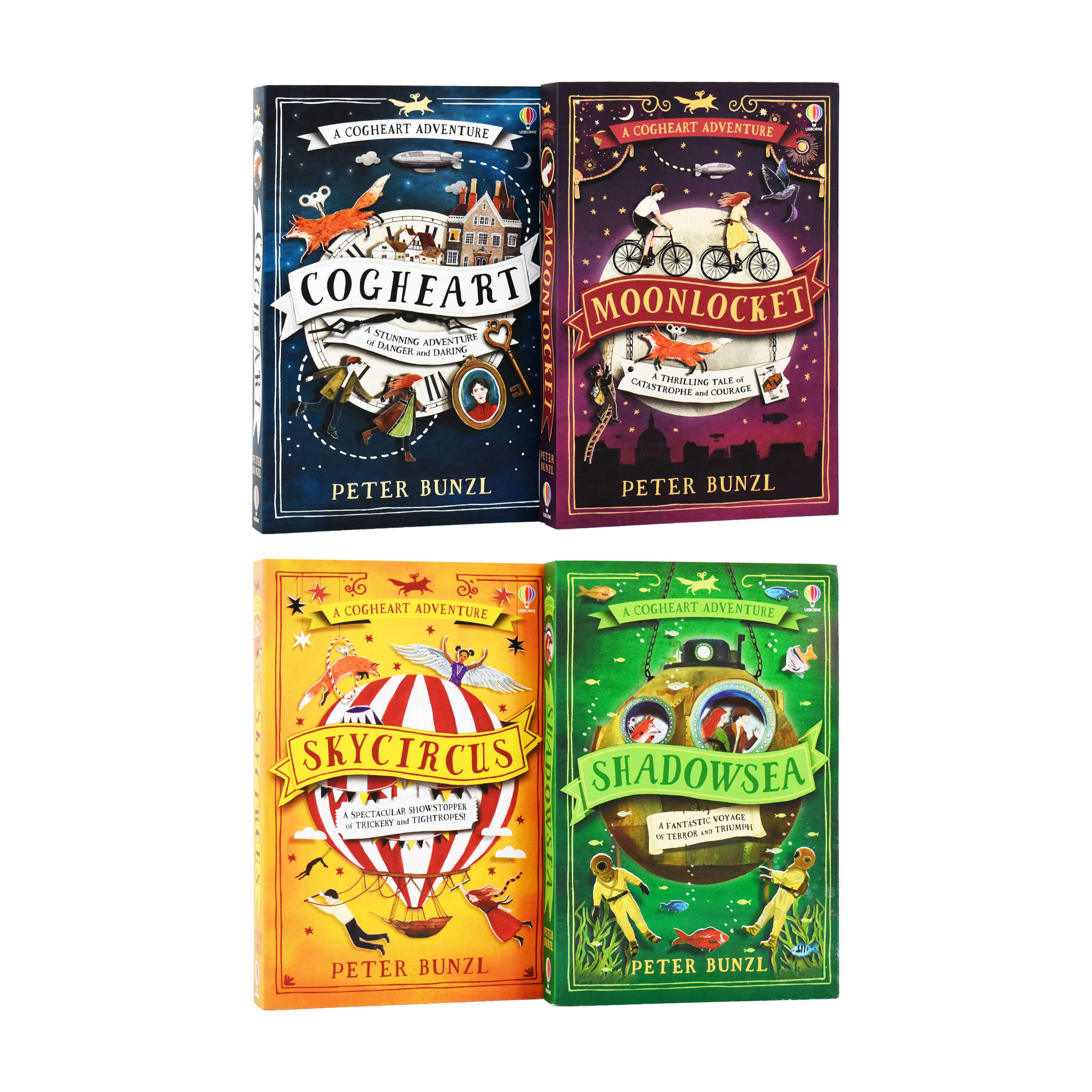 Cogheart Adventure 4 Books by Peter Bunzl - 9+ - Paperback
