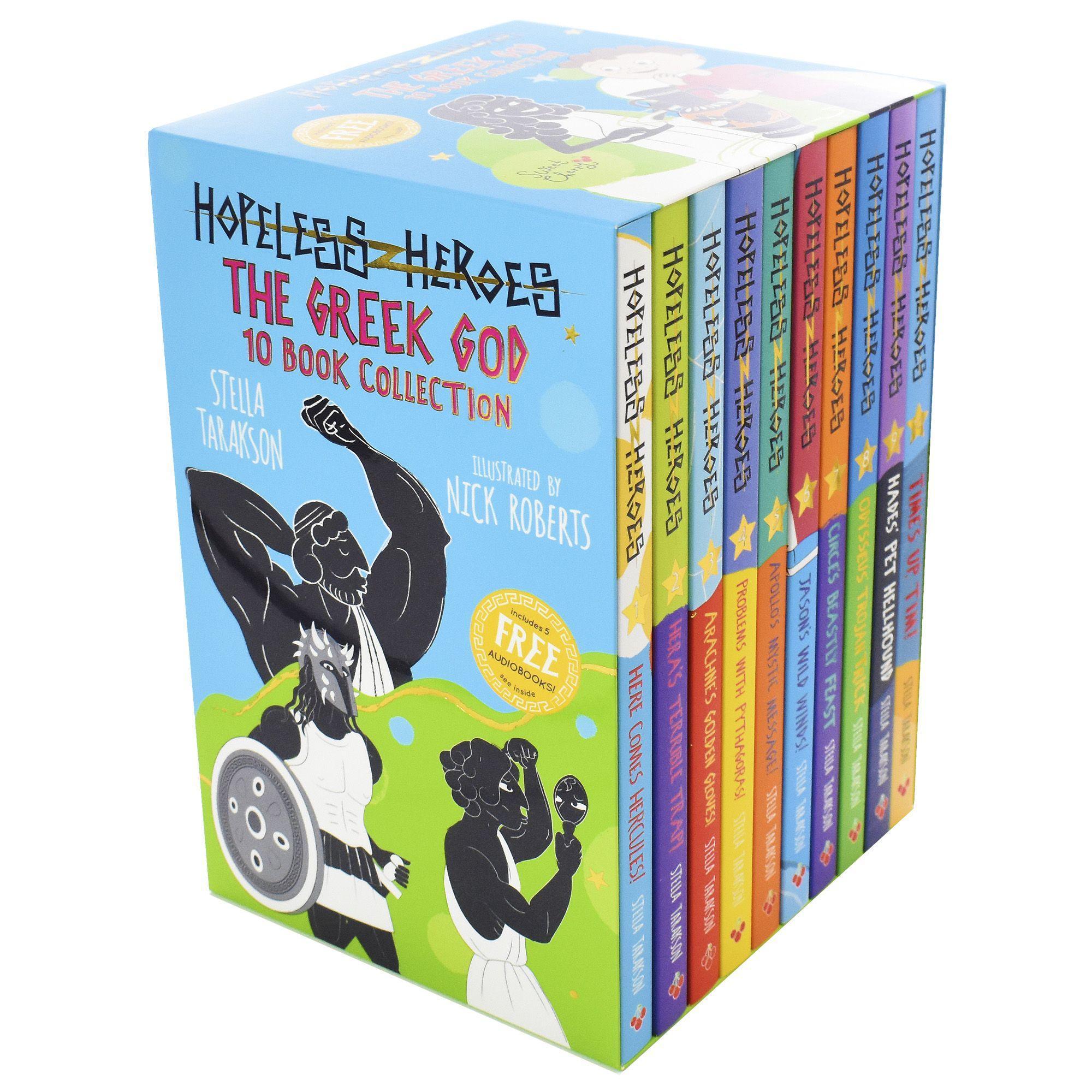 Hopeless Heroes: The Greek God 10 Books Collection Set By Stella Tarakson - Ages 7-9 - Paperback