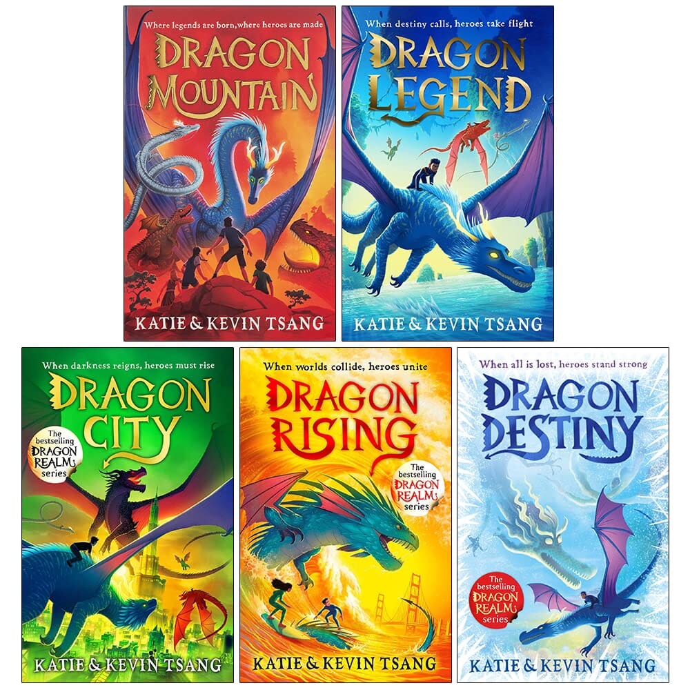 Dragon Realm Series By Katie & Kevin Tsang 5 Books Collection Set - Ages 7+ - Paperback