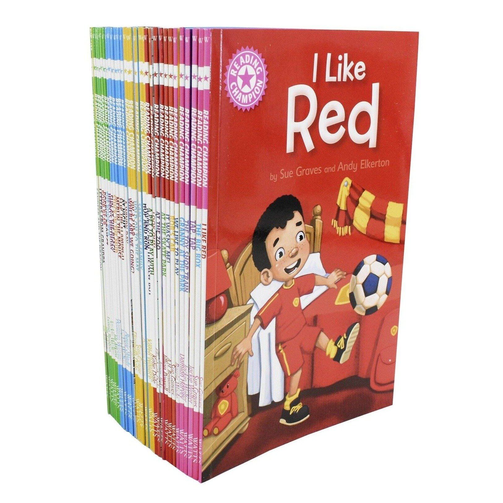 Reading Champions for New Readers 30 Books Set Level 1 to 5 (Beginners Collection Series 1) - Ages 0-5- Paperback
