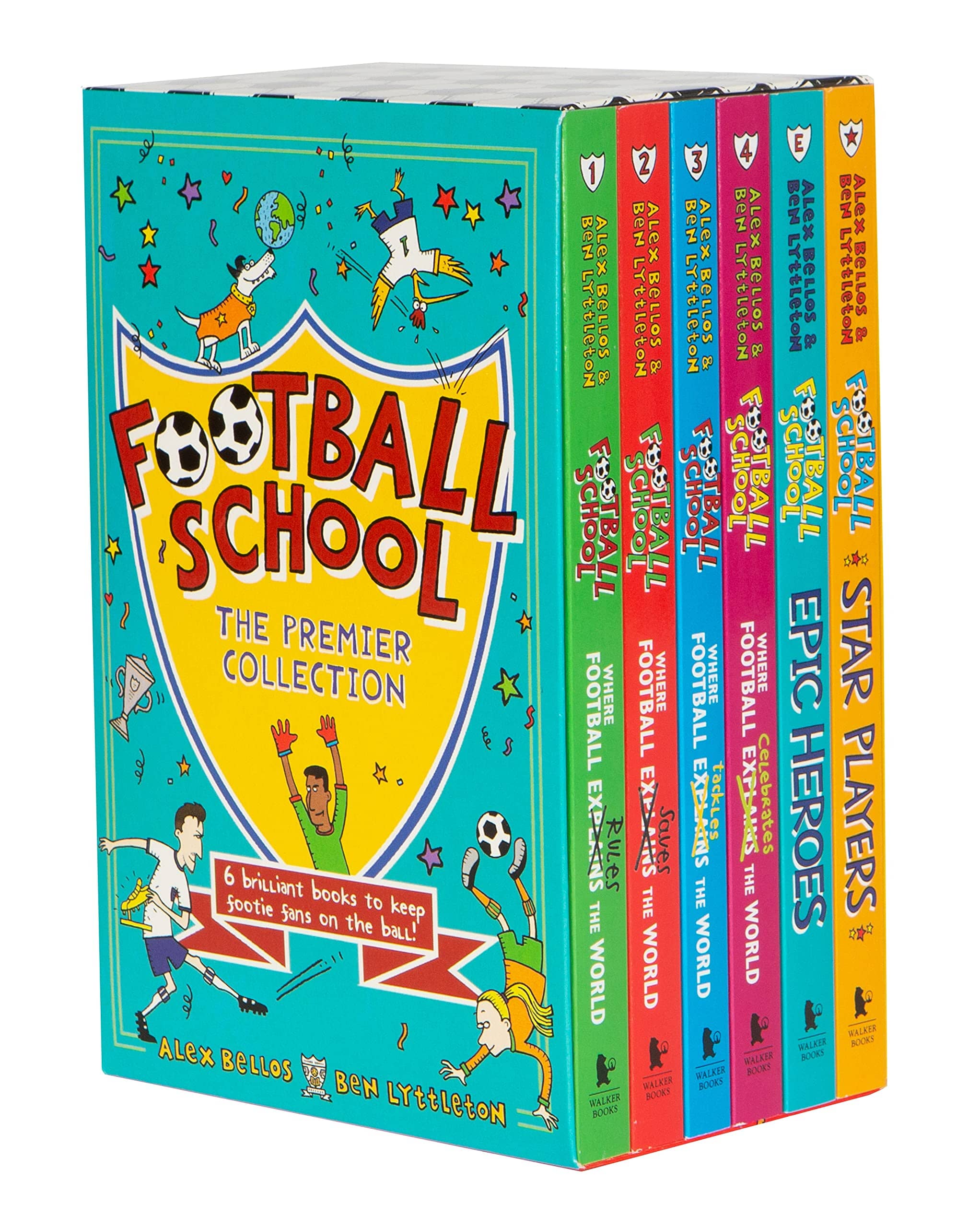 Football School Season The Premier Collection by Alex Bellos & Ben Lyttleton 6 Books Collection Box Set - Ages 7-12 - Paperback