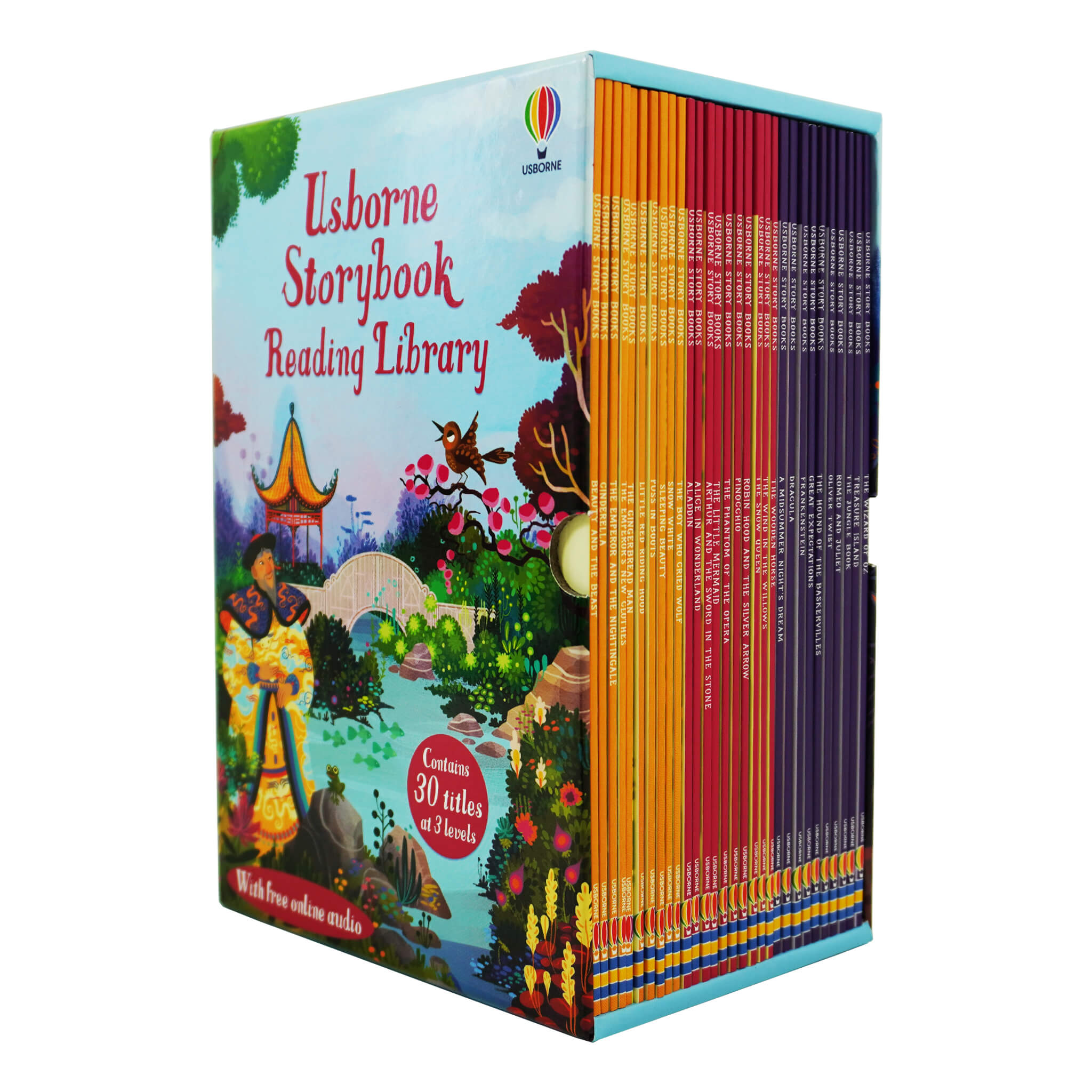 Usborne Storybook Reading Library 30 Books Collection Box Set With Free Online Audio - Ages 5-7 - Paperback