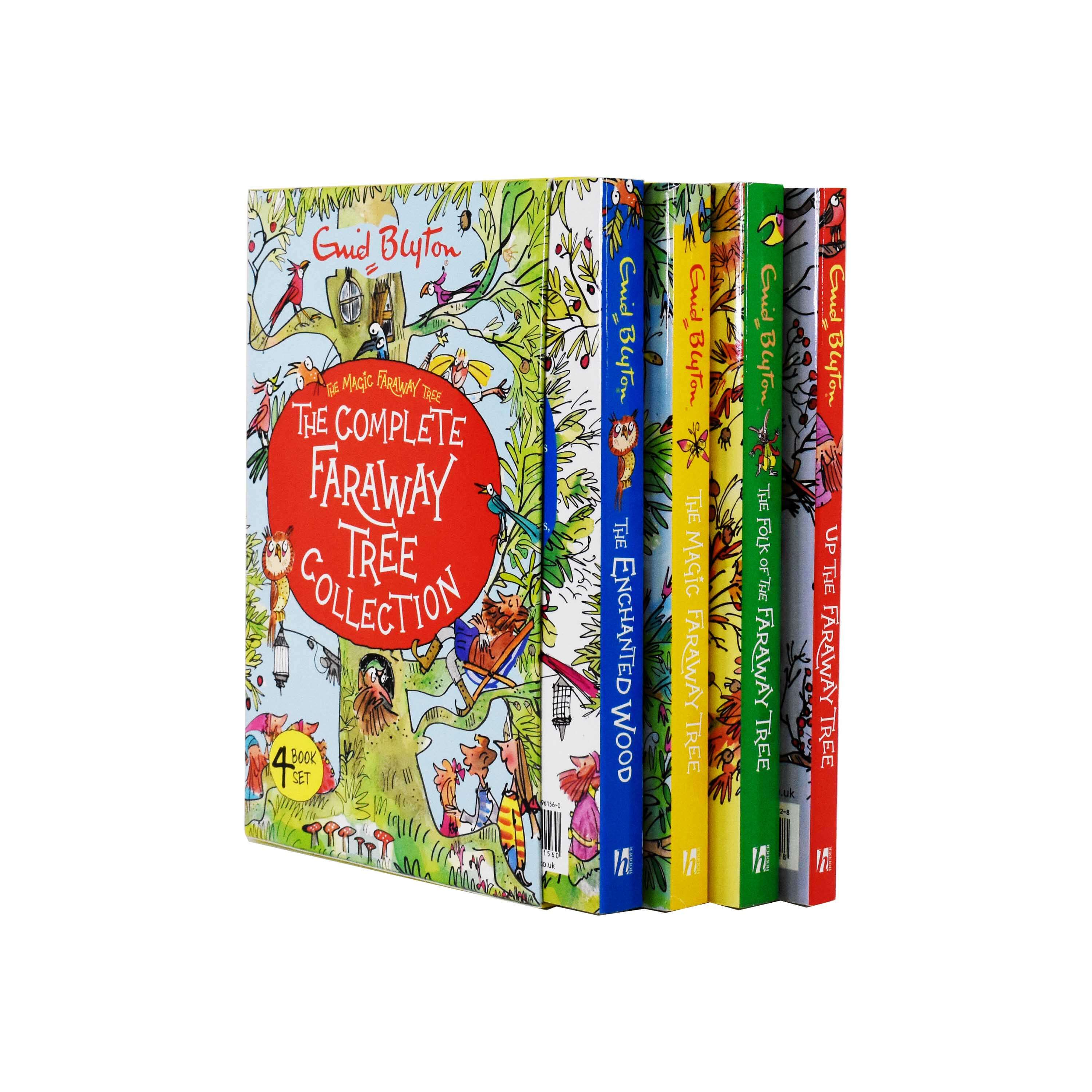 The Magic Faraway Tree by Enid Blyton: Complete Collection 4 Books Box Set - Ages 7+ - Paperback