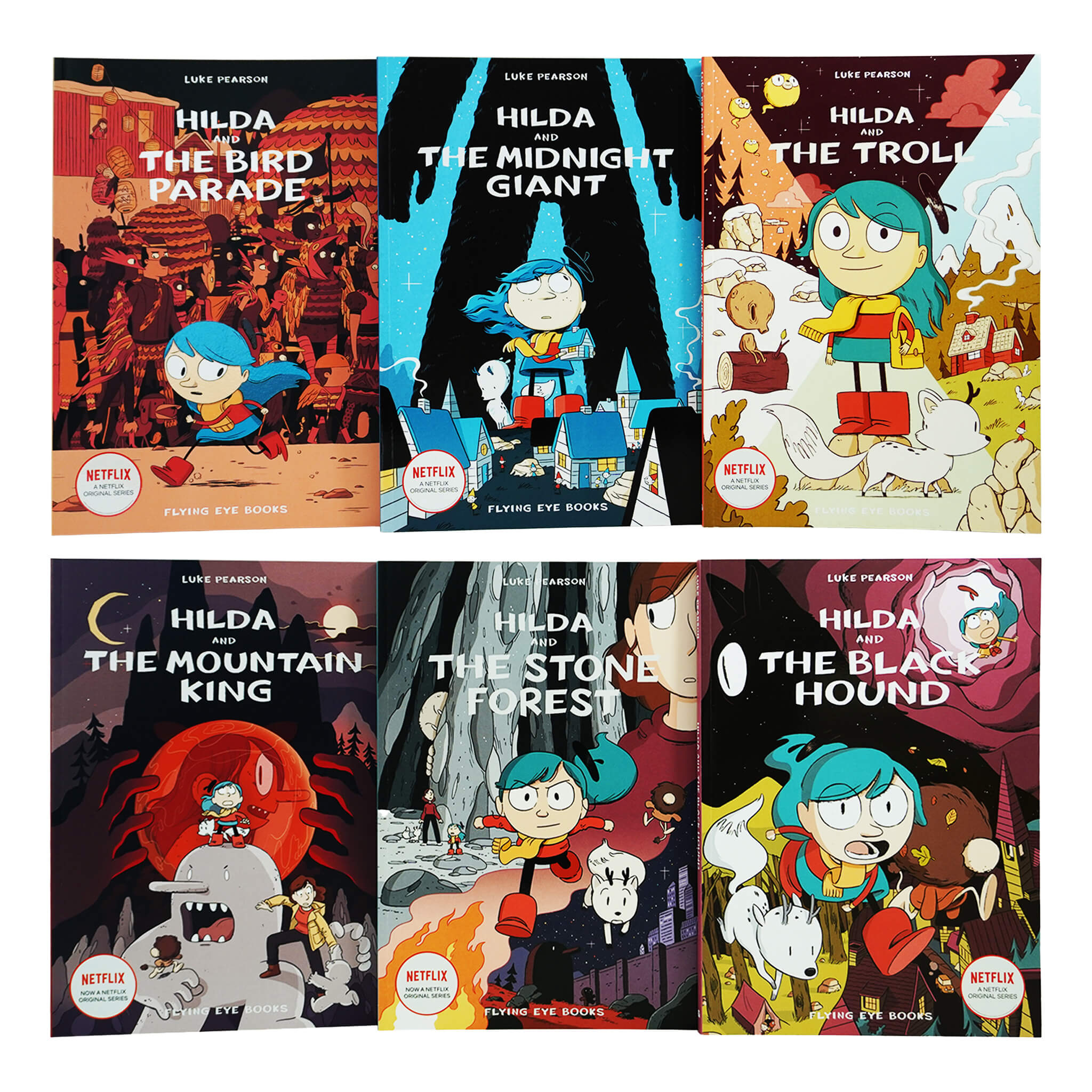 Hilda Comics Collection by Luke Pearson 6 Books Set - Ages 7-12 - Paperback