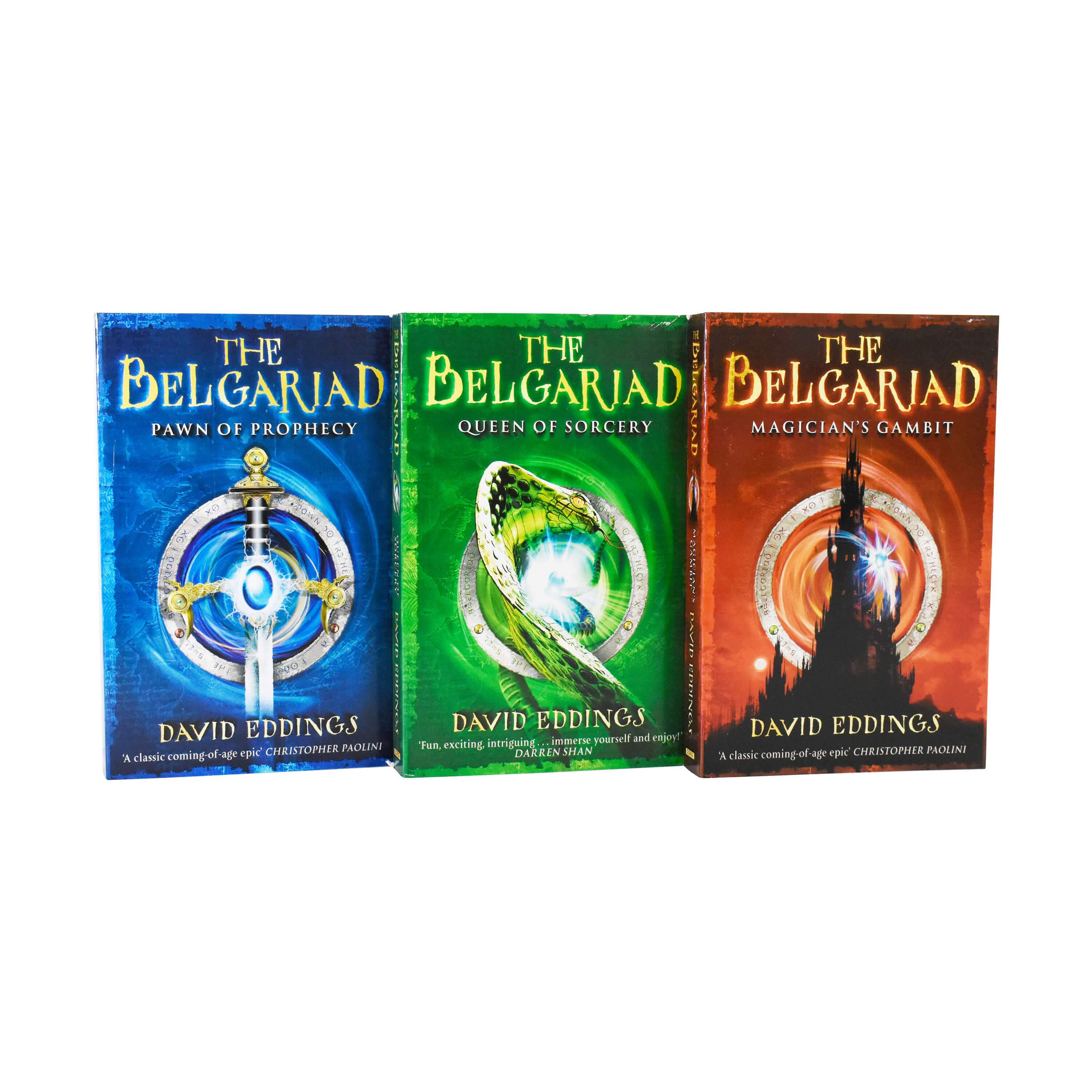 The Belgariad 3 Books Collection Set by David Eddings - Papeback - Young Adult