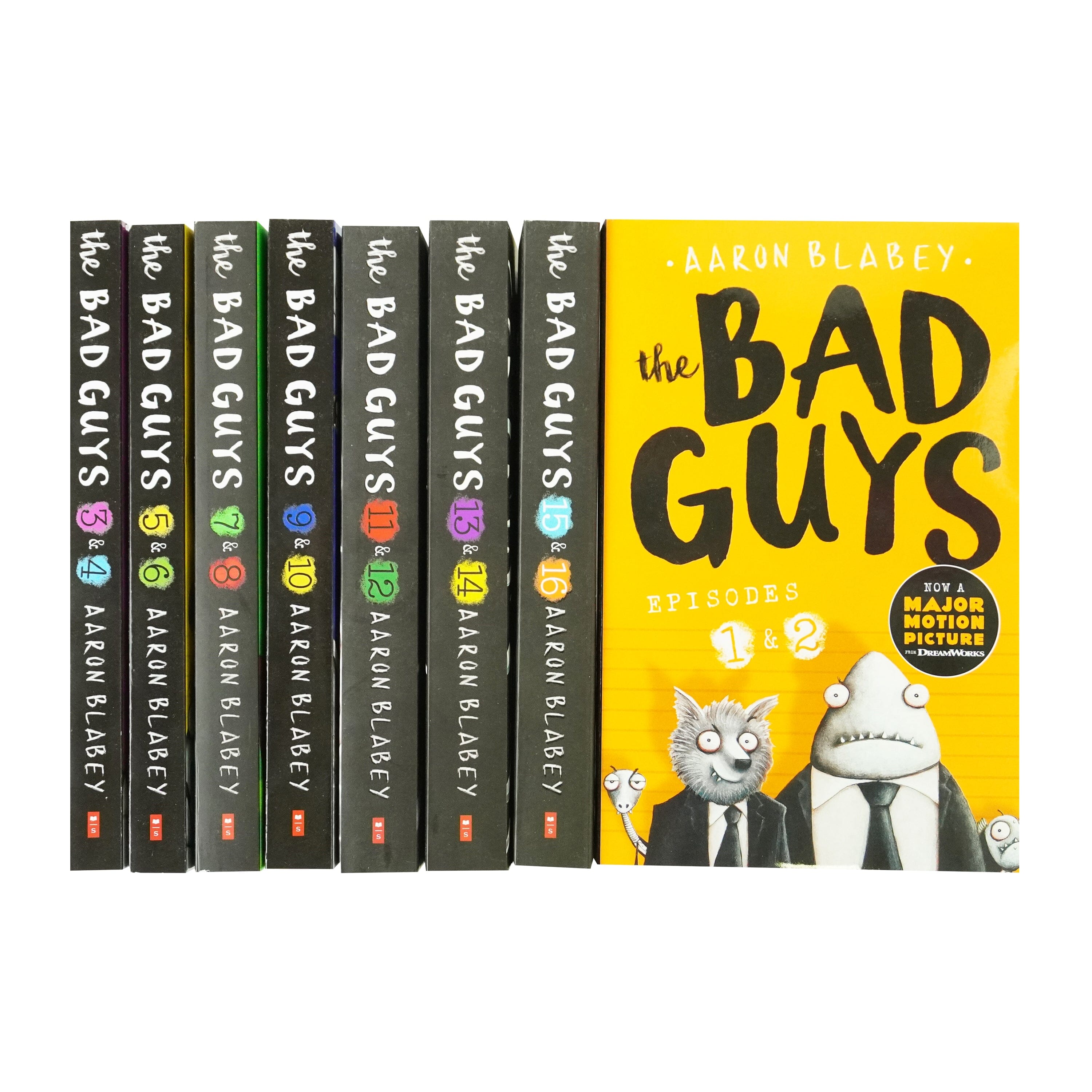 The Bad Guys Episodes 1-16 by Aaron Blabey 8 Books Collection Set - Ages 7-9 - Paperback